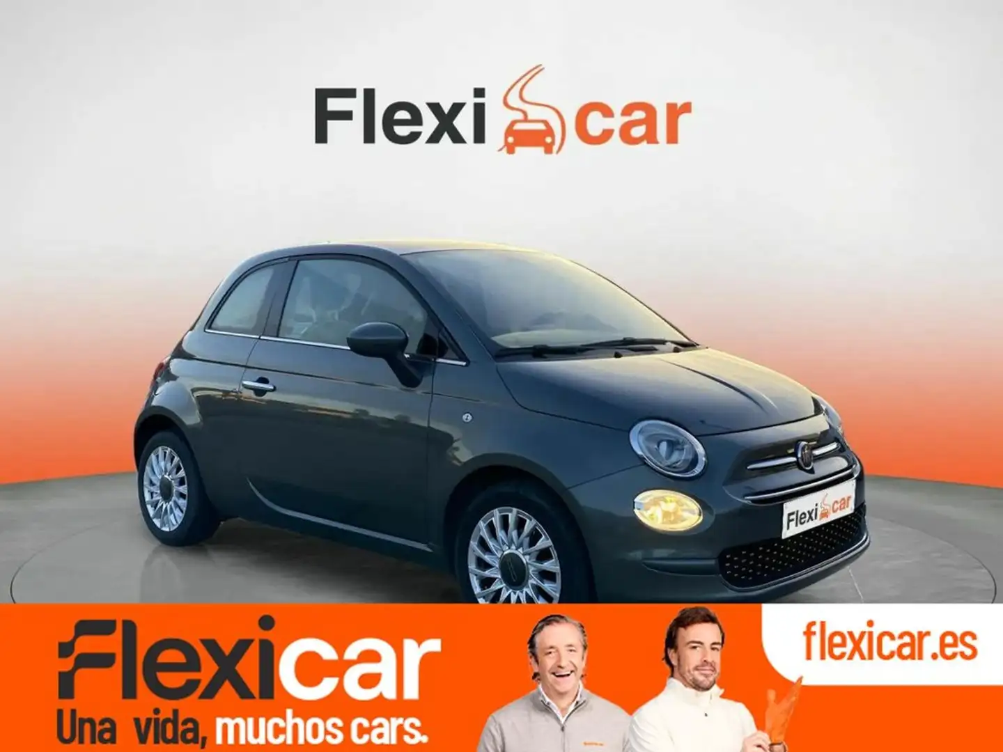 Fiat 500 Lounge 1.2 8v 51KW (69 CV) Gris - 1