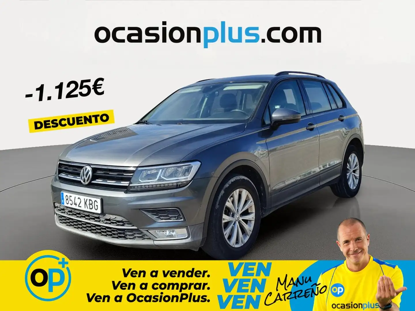Volkswagen Tiguan 1.4 TSI Edition 92kW Gris - 1