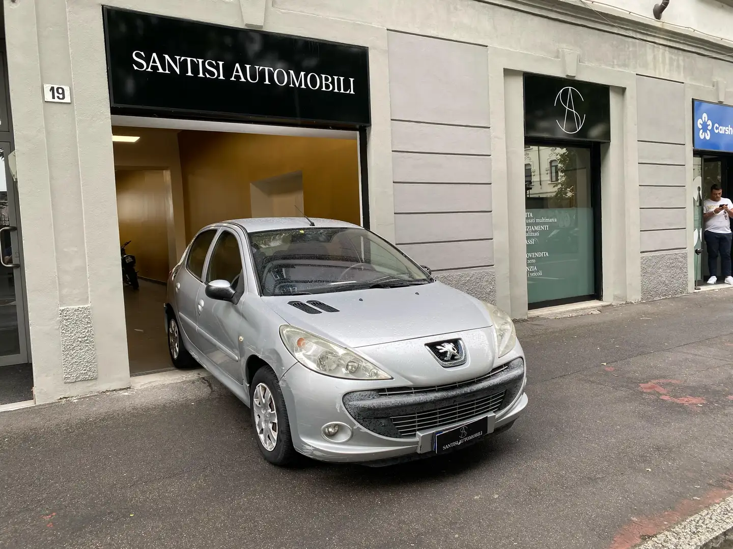 Peugeot 206 Plus 5p 1.1 One-Line 76.000KM - NEOPATENTATI!!! Argent - 1