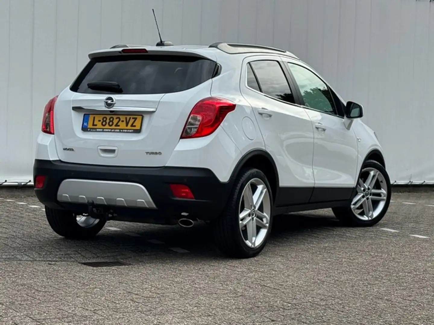 Opel Mokka 1.4 Turbo Cosmo Automaat met Trekhaak, AFL Xenon, Blanco - 2
