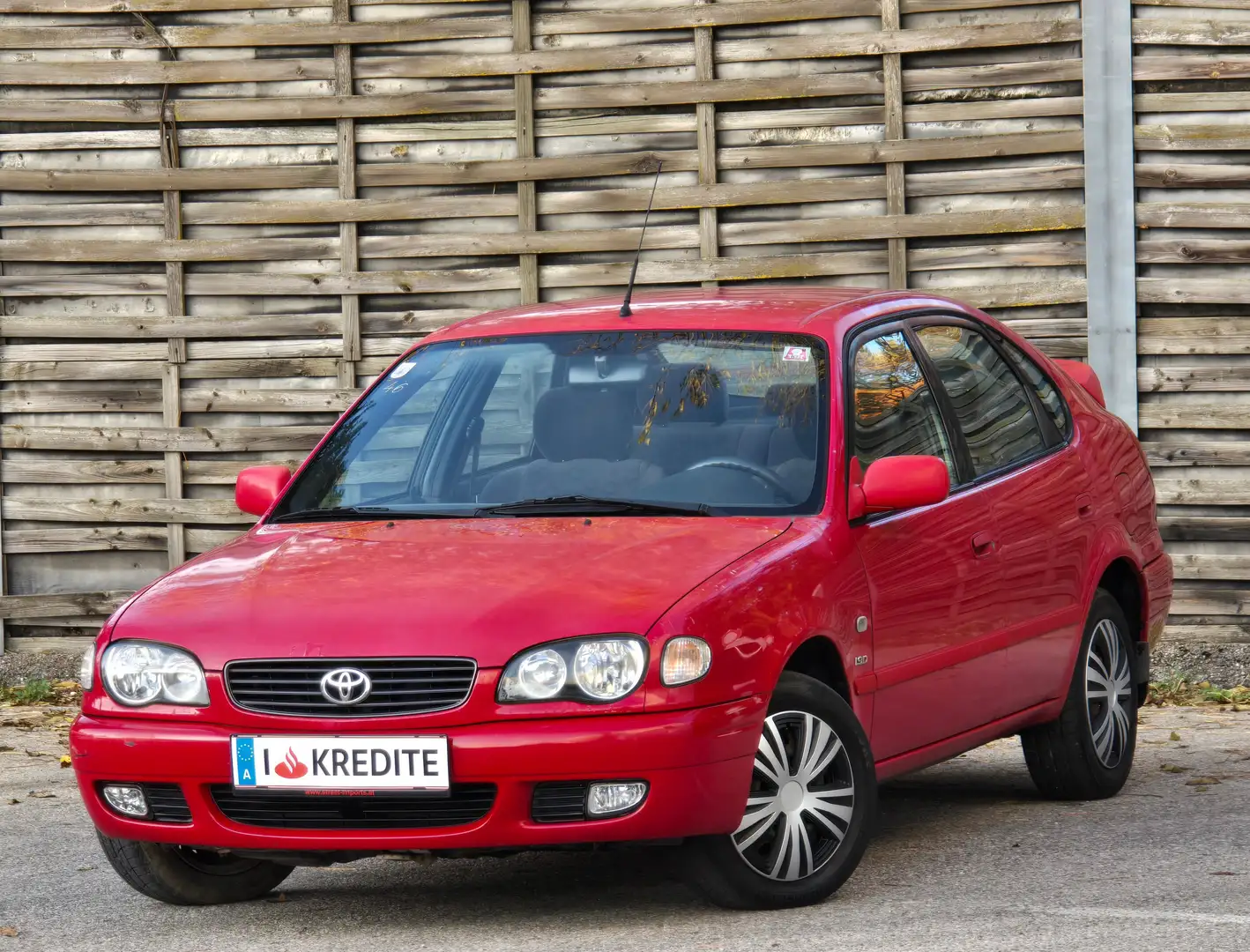 Toyota Corolla Linea Sol 1,9 D Top* Kredit* Klima* Neues Pickerl Rot - 1