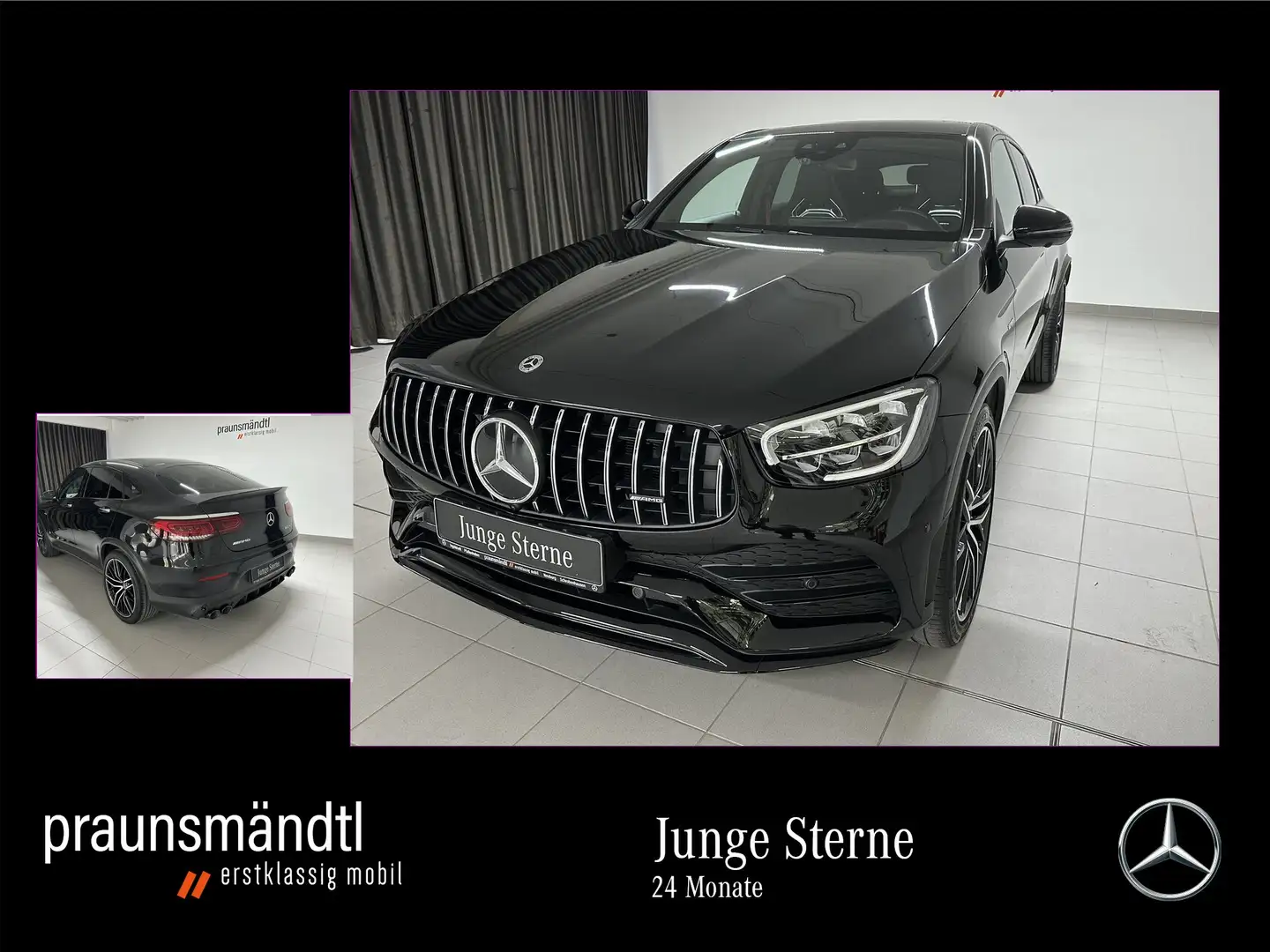 Mercedes-Benz GLC 43 AMG GLC 43 4M Cp. AMG Night StaHz/Tot/GSD/360°/HeaUp Schwarz - 1