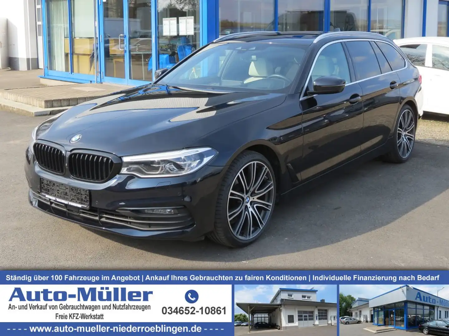 BMW 520 d Touring xDrive Soft-Cl. Innovat.-P. Stndh. Schwarz - 1