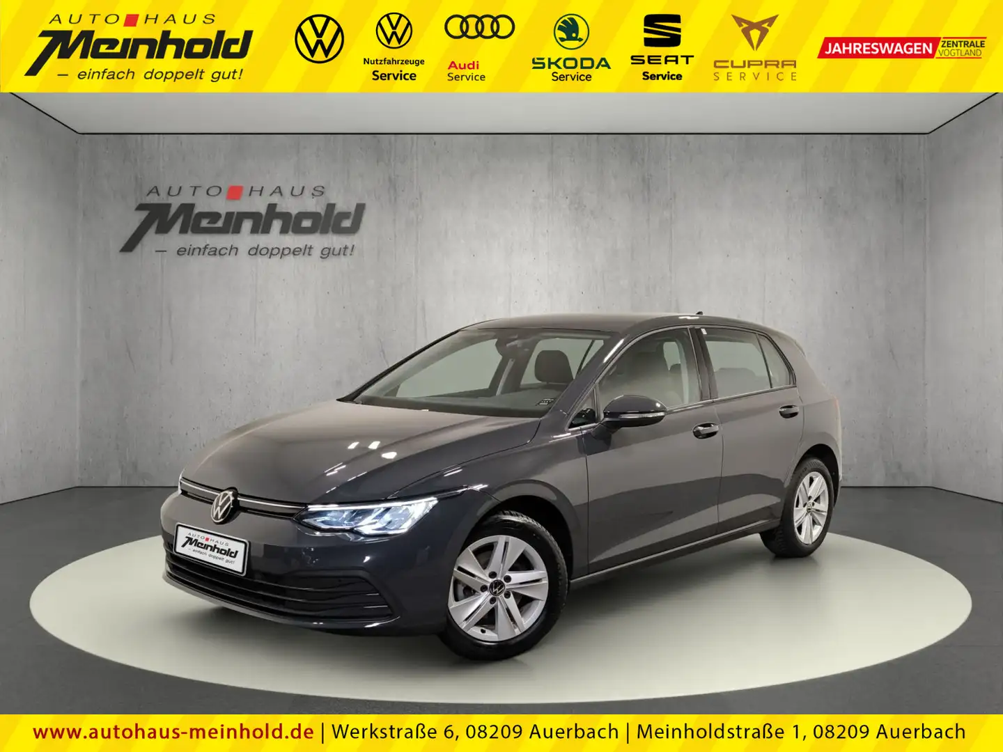 Volkswagen Golf 1.5 eTSI DSG Life, ACC, App Connect, Sitzh. Grau - 1