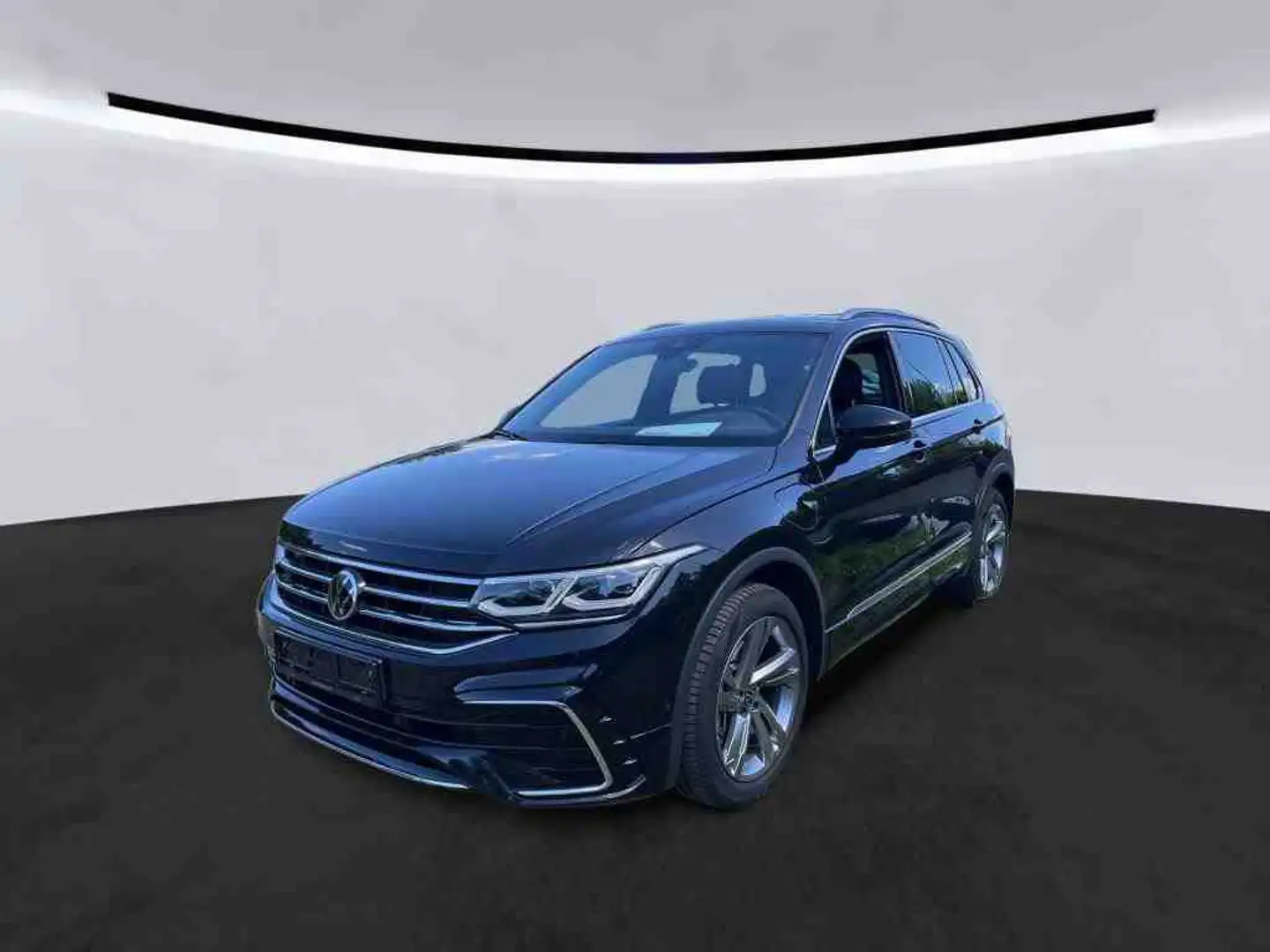 Volkswagen Tiguan R-Line eHybrid AHK Pano Kamera AHK 4xSHZ Schwarz - 1
