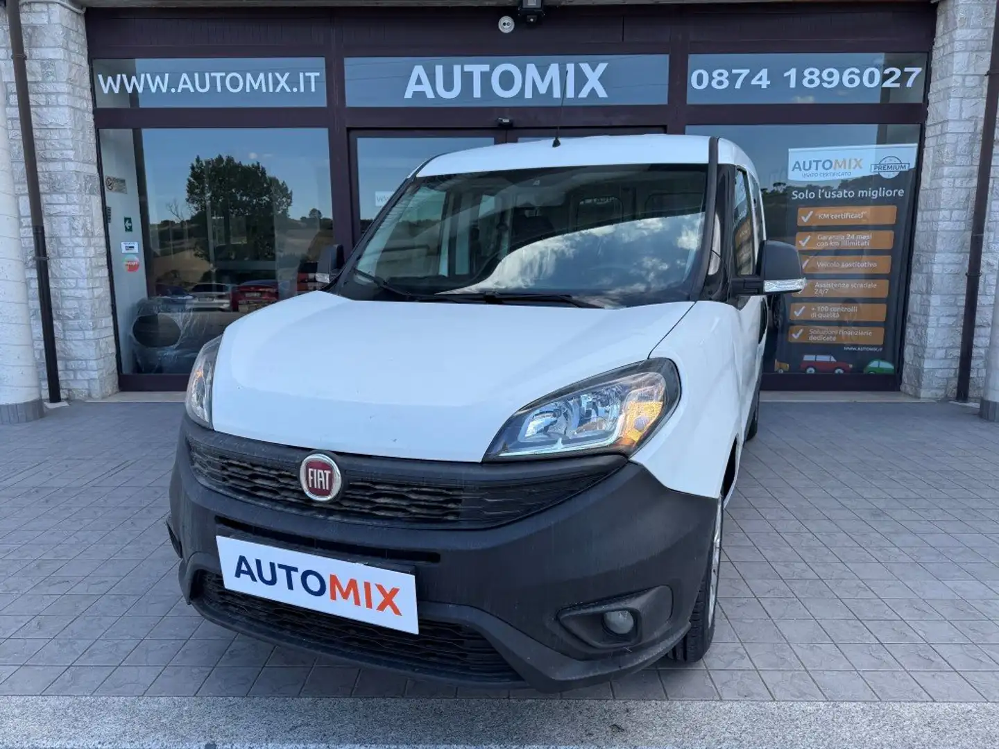 Fiat Doblo 5Posti 1.3 Mijet 16v 95 Cv N1 Euro6 65.000km! Bianco - 1