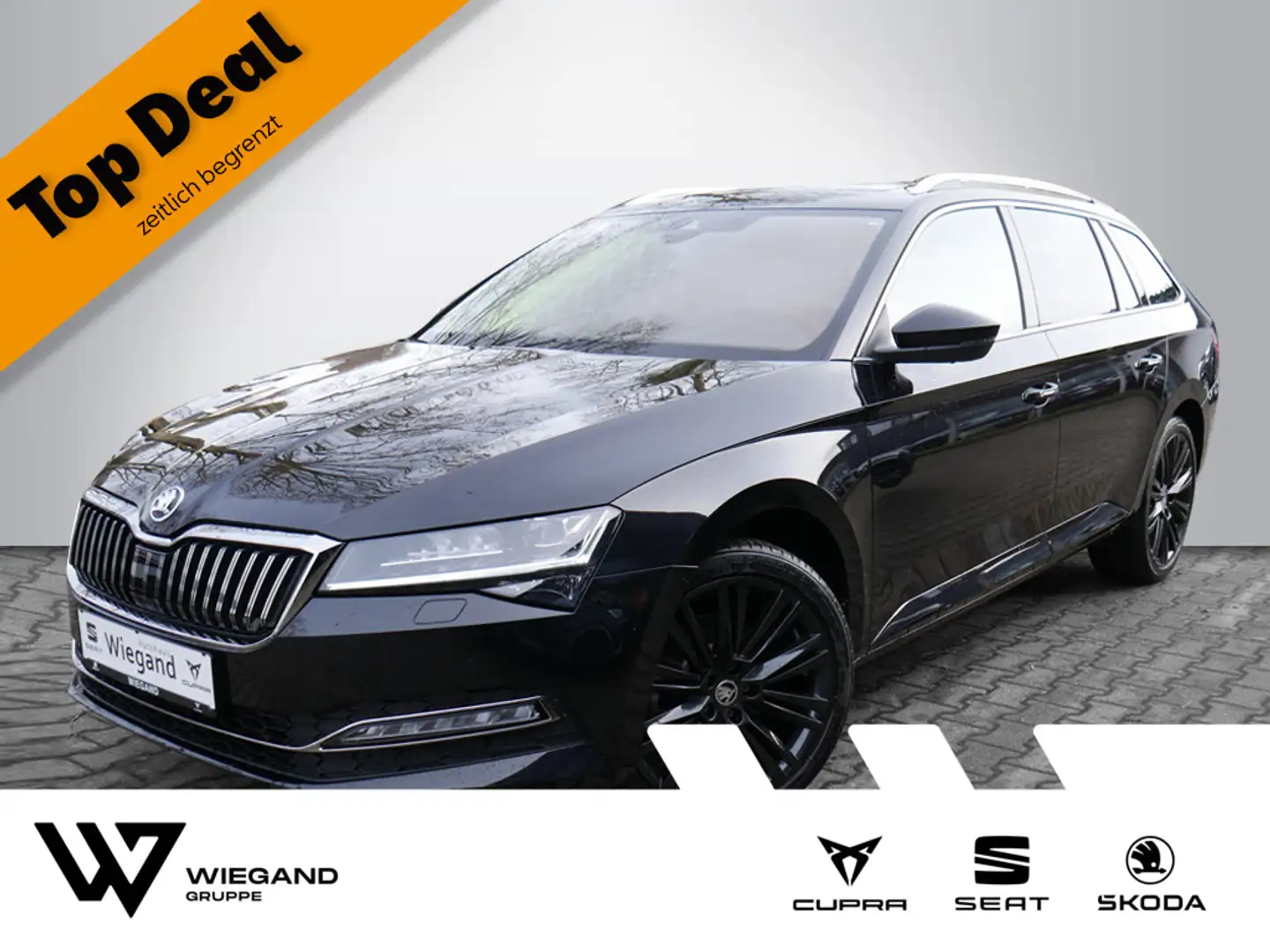 Skoda Superb Combi 2.0 TDI Style STANDHZ MATRIX-LED Schwarz - 1