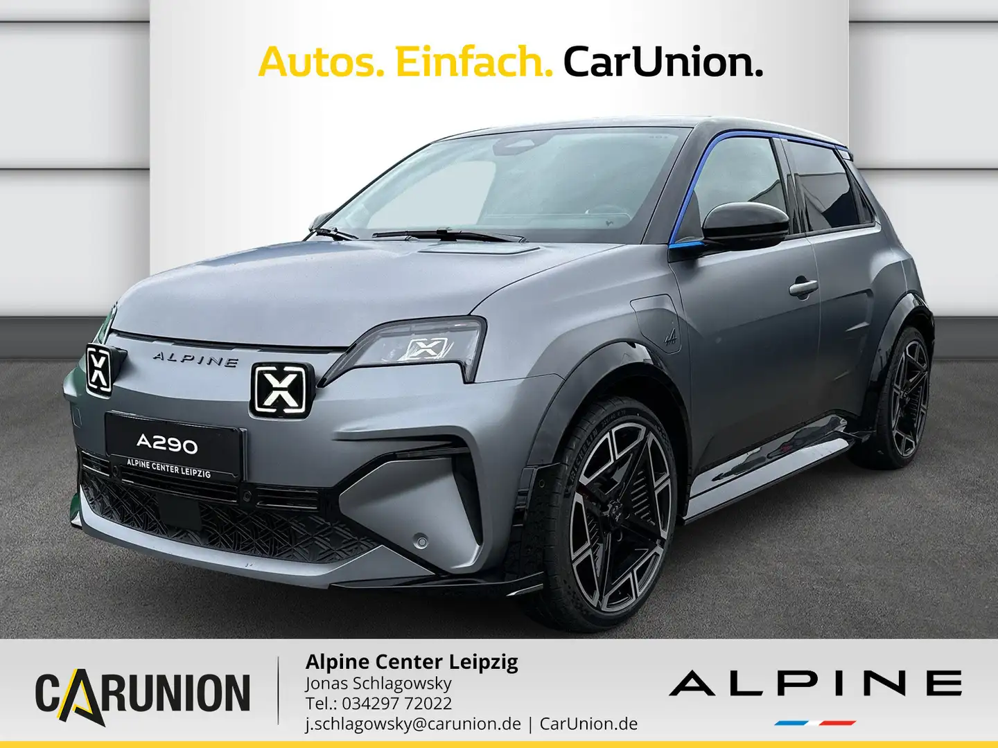 Alpine A290 GT Performance  *MATTGRAU*Safety-Paket* Zwart - 1