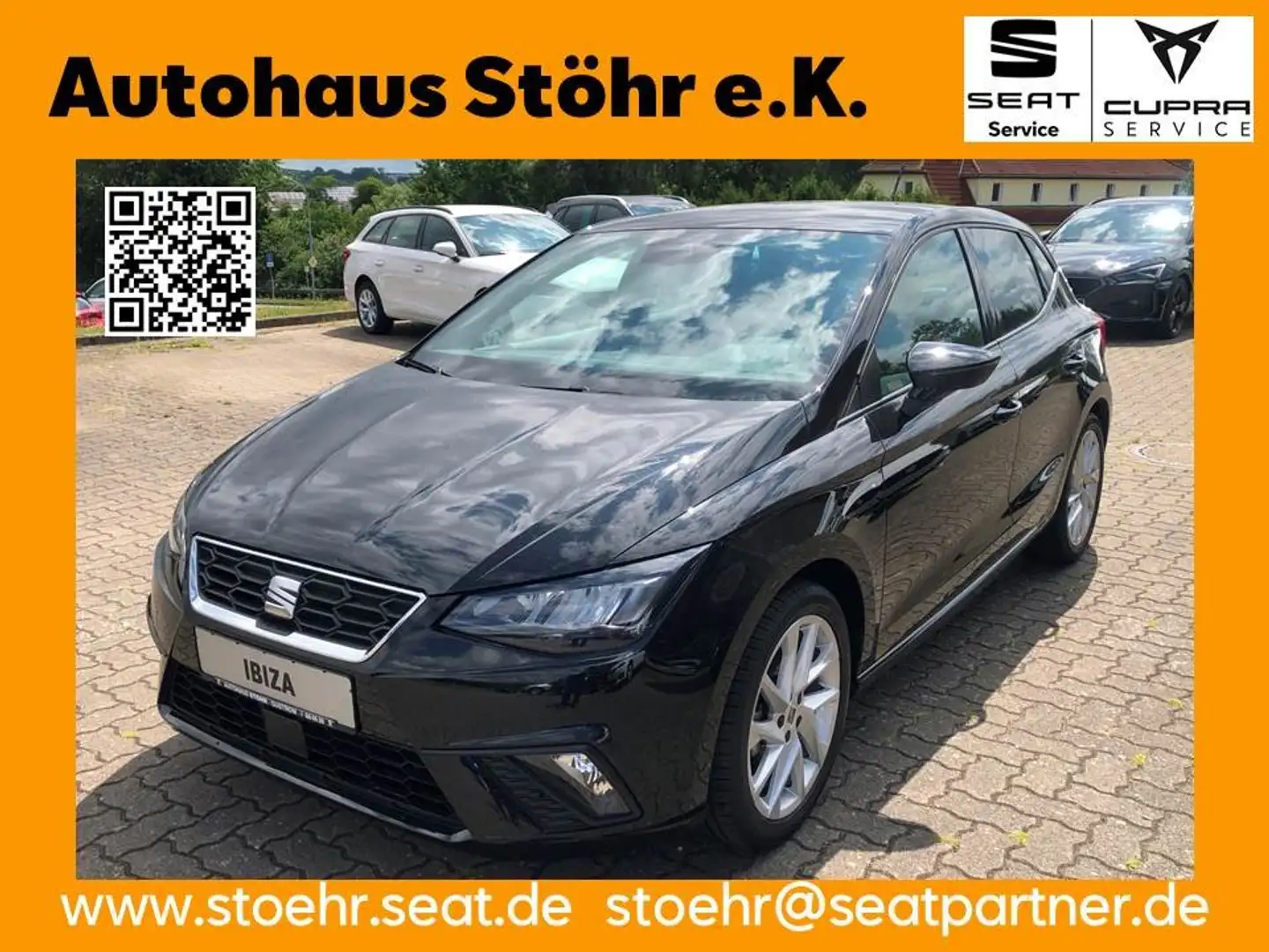 SEAT Ibiza FR 1.0TSI Zwart - 1