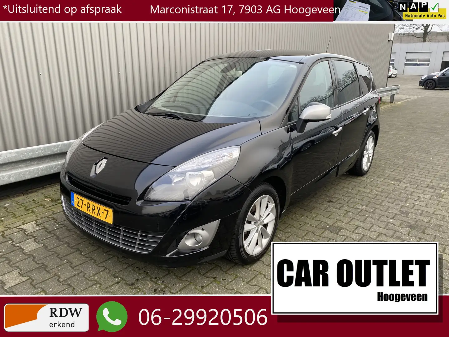 Renault Grand Scenic 1.4 TCe Parisienne 7p. Clima, Navi, CC, PDC, Zonwe Zwart - 1
