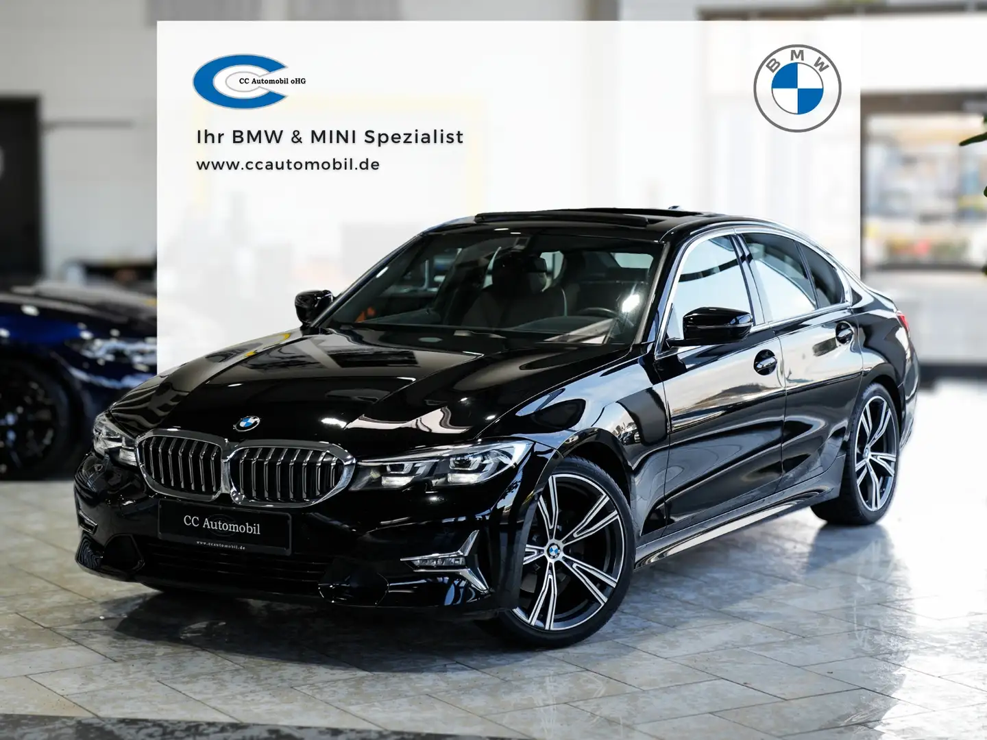 BMW 320 320d Luxury Line 19LM Glasdach Head-Up Schwarz - 1
