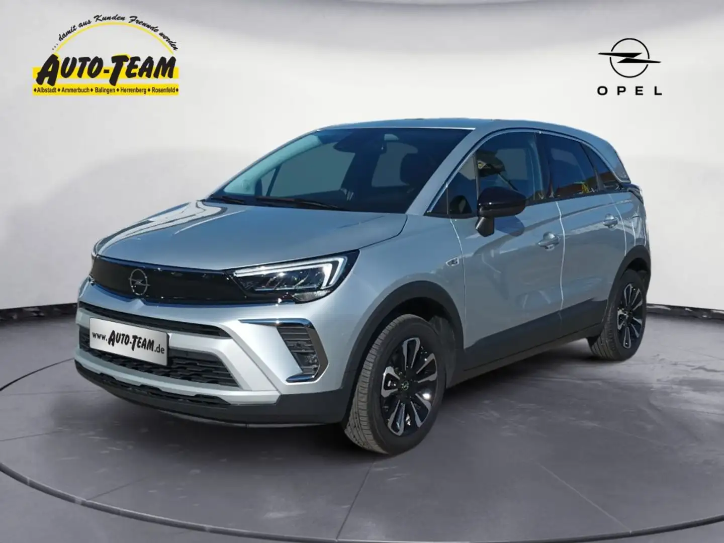 Opel Crossland 1.2 Automatik Elegance Paket Silber - 1
