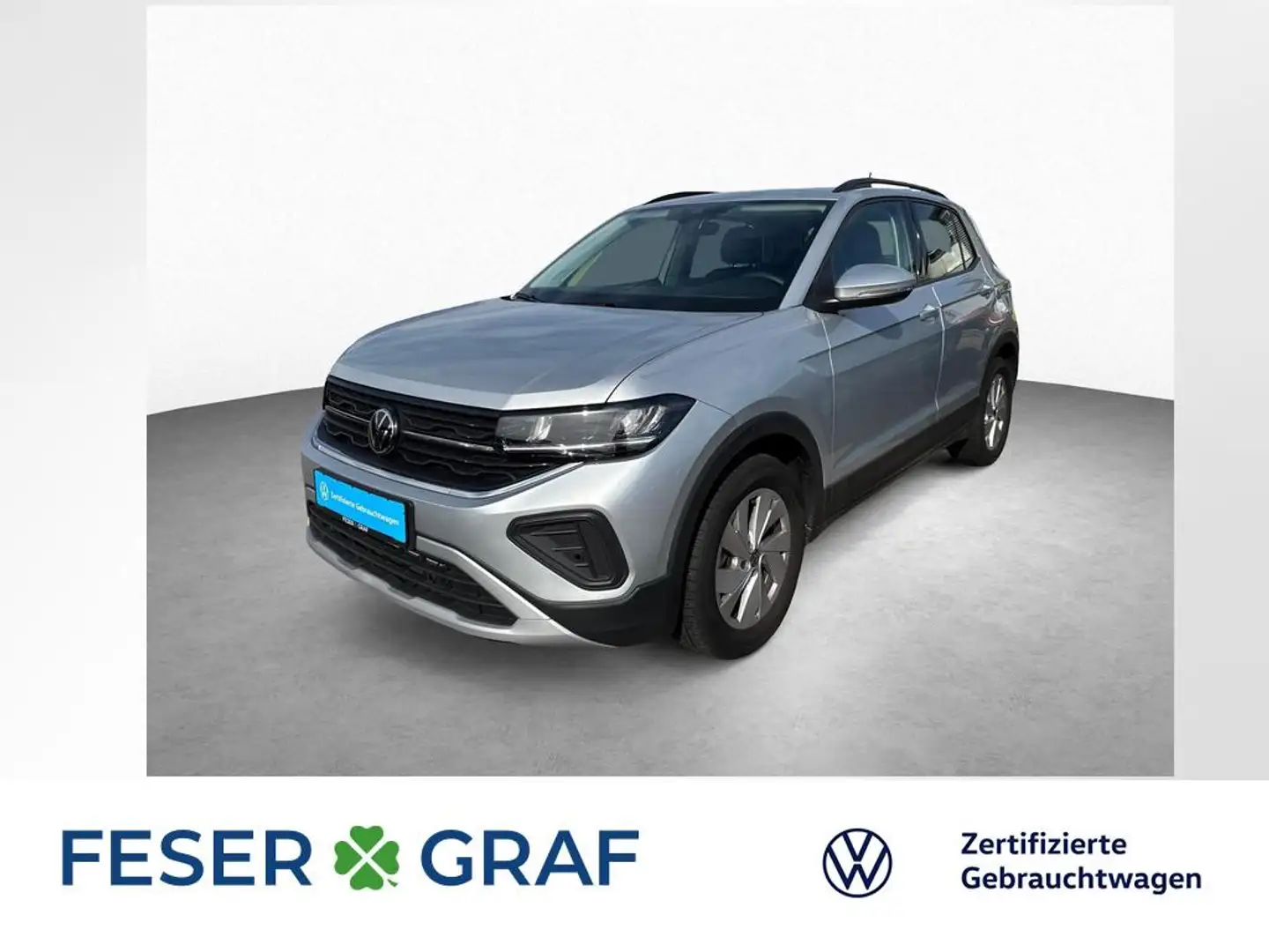 Volkswagen T-Cross 1.0 TSI DSG R-LINE AHK ACC KAMERA Silber - 1