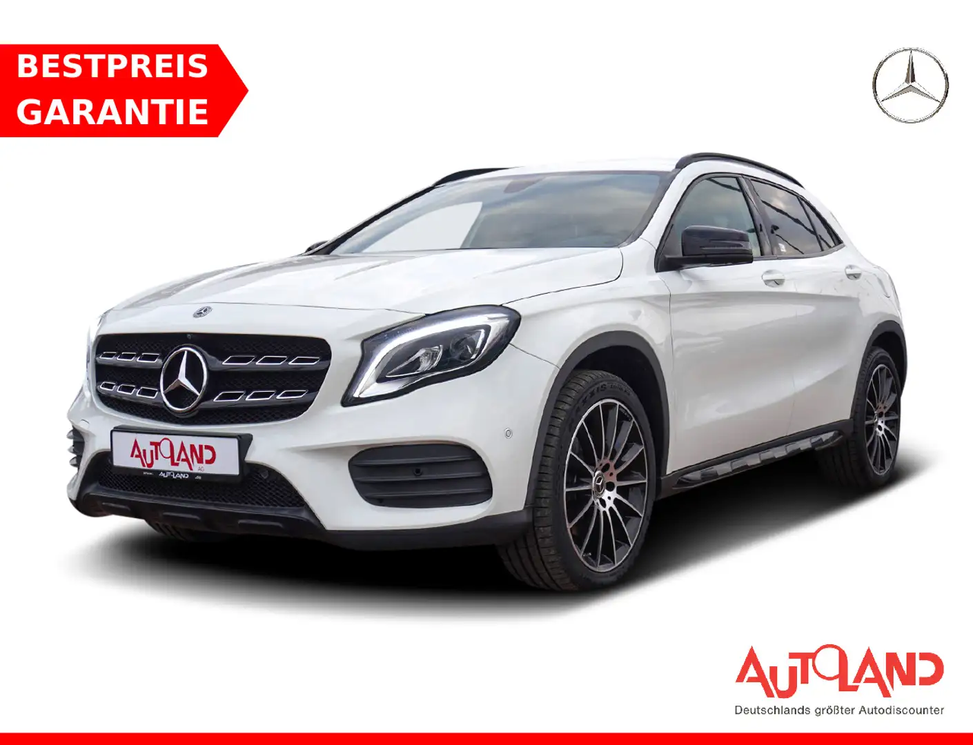 Mercedes-Benz GLA 220 AMG-Line 4Matic Aut. LED Navi Kamera AHK Weiß - 1