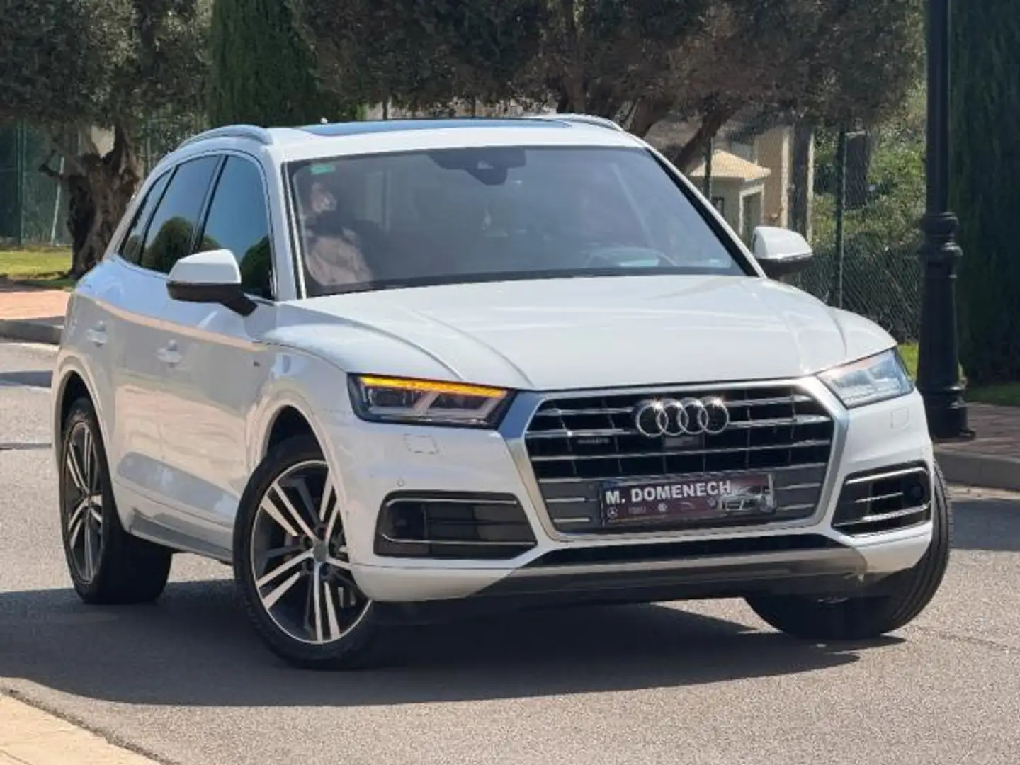 Audi Q5 2.0 TDI 190 CV cl.d. qu. S tr. Adv.P. Blanc - 2