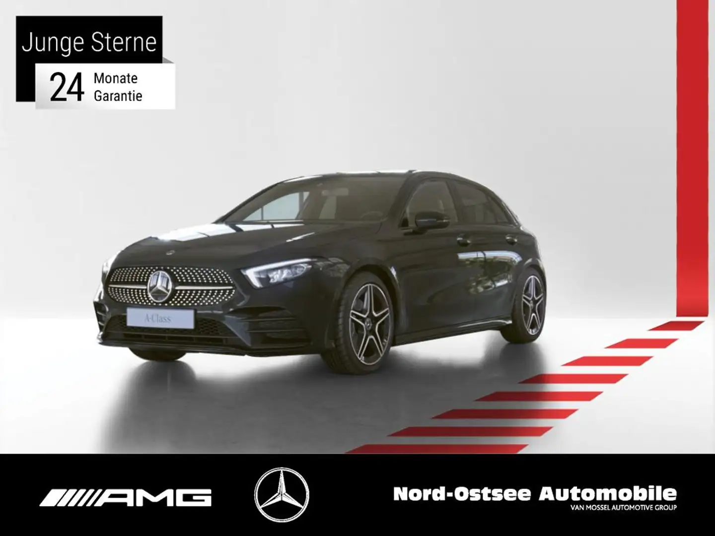 Mercedes-Benz A 180 AMG NIGHT MBUX SHZ KLIMA Schwarz - 1