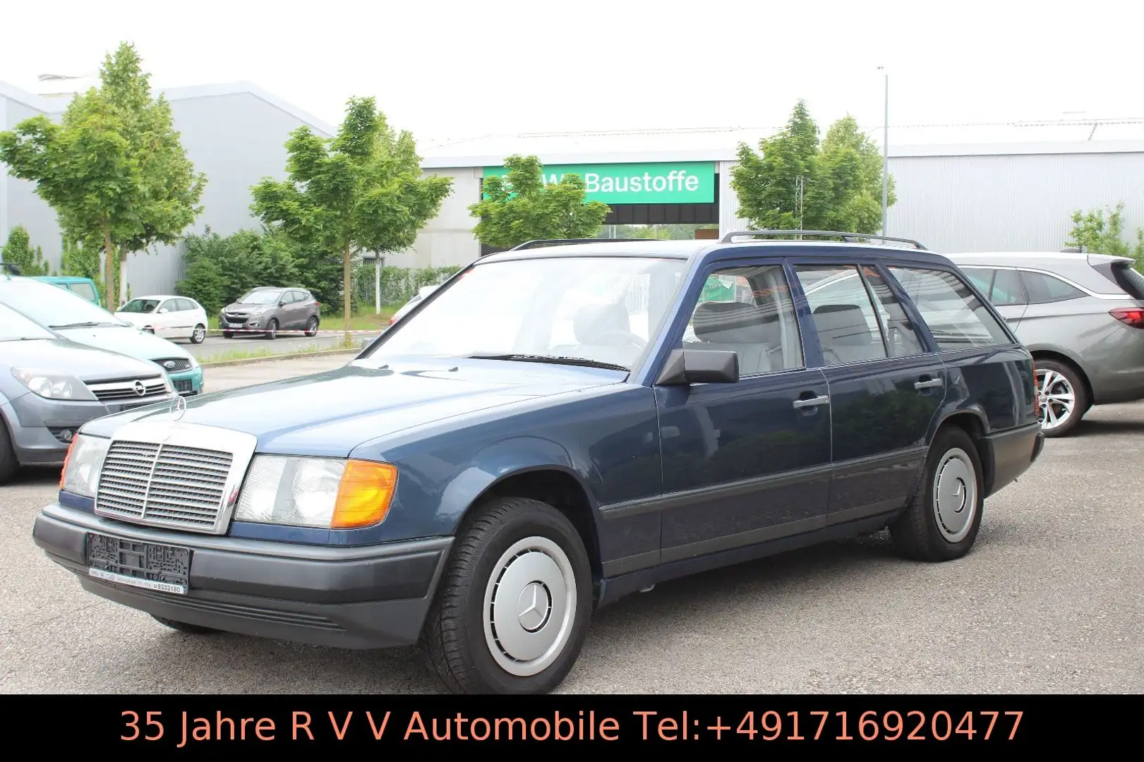 Mercedes-Benz E 230 E, Oldtimer, 1.Hand, Schiebedach, TÜV neu Blau - 1