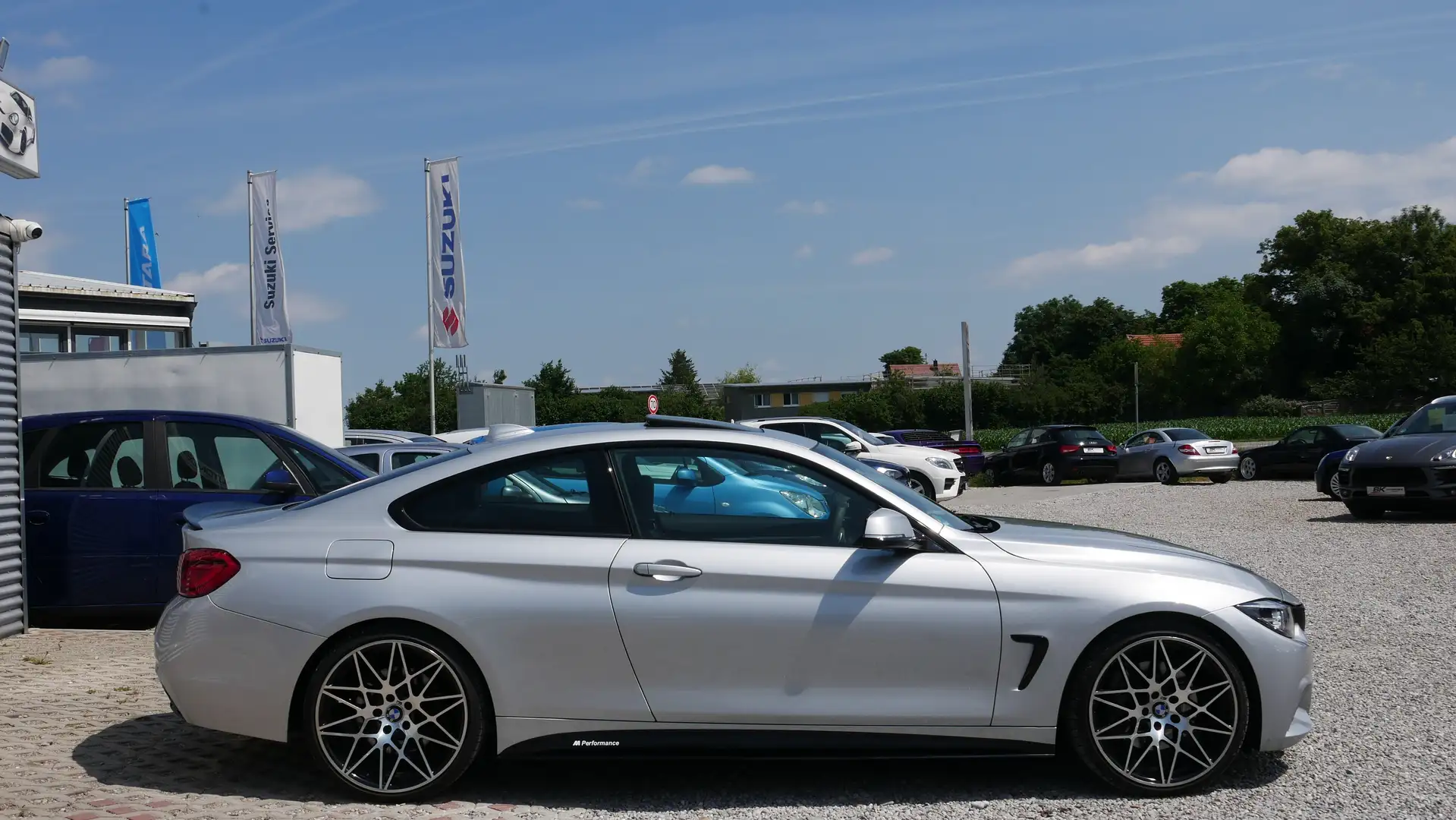 BMW 430 i Scheckheft Schiebedach Einparkhilfe Sitzheizung Grijs - 2