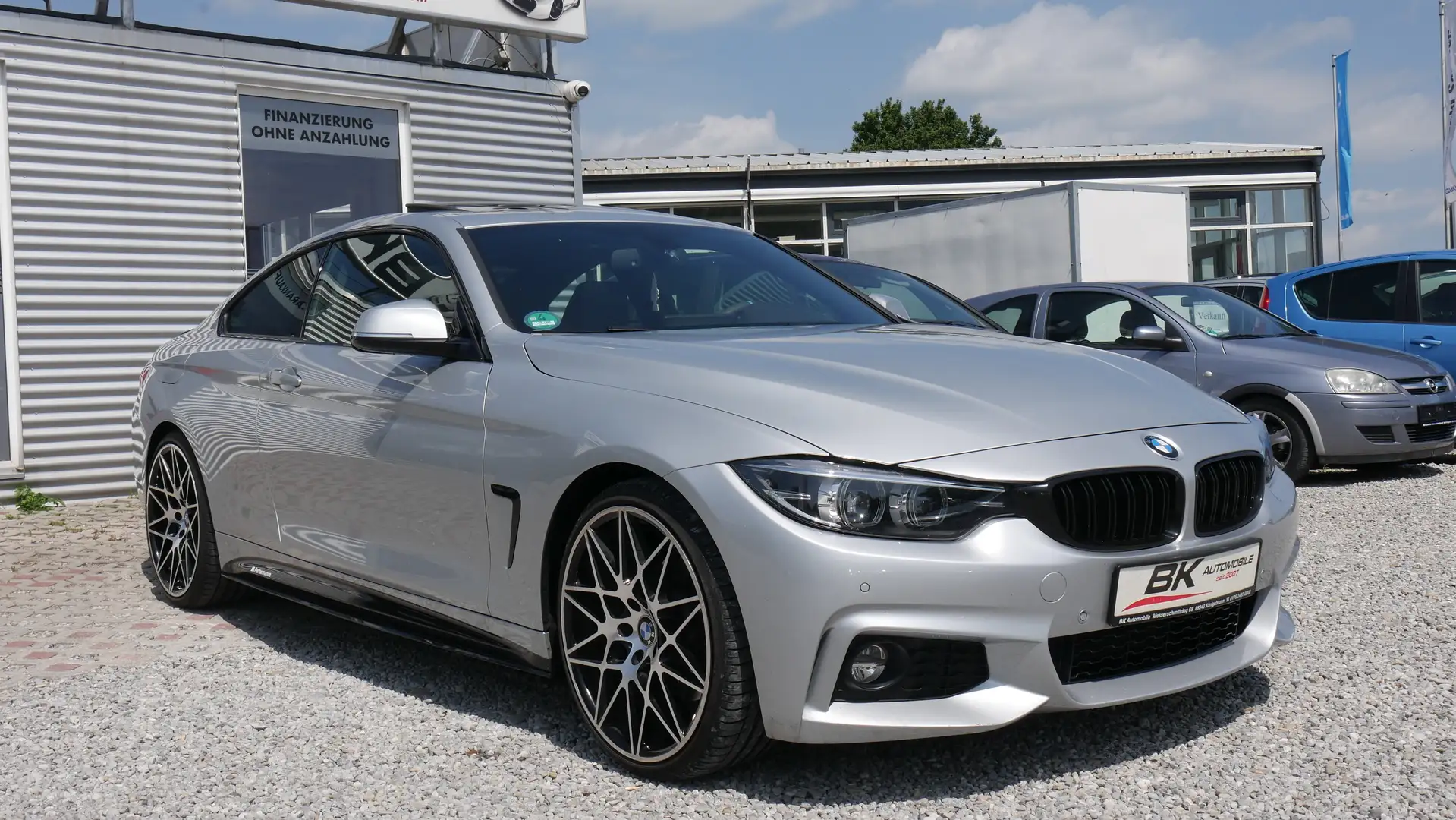 BMW 430 i Scheckheft Schiebedach Einparkhilfe Sitzheizung Grijs - 1