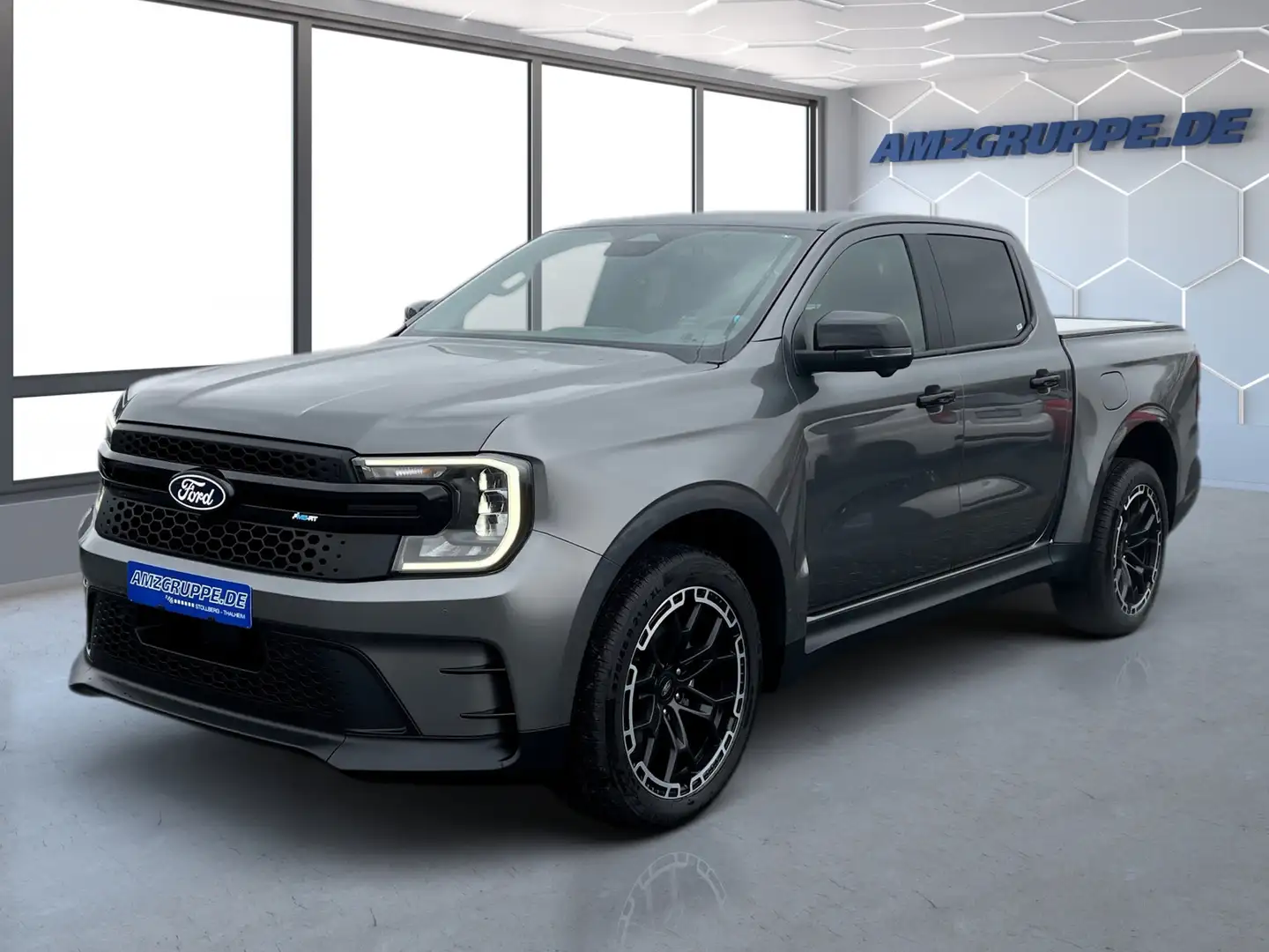 Ford Ranger MS-RT DoKa AT 5J.*Gar. AHK+el.Rollo+B&O Gris - 2