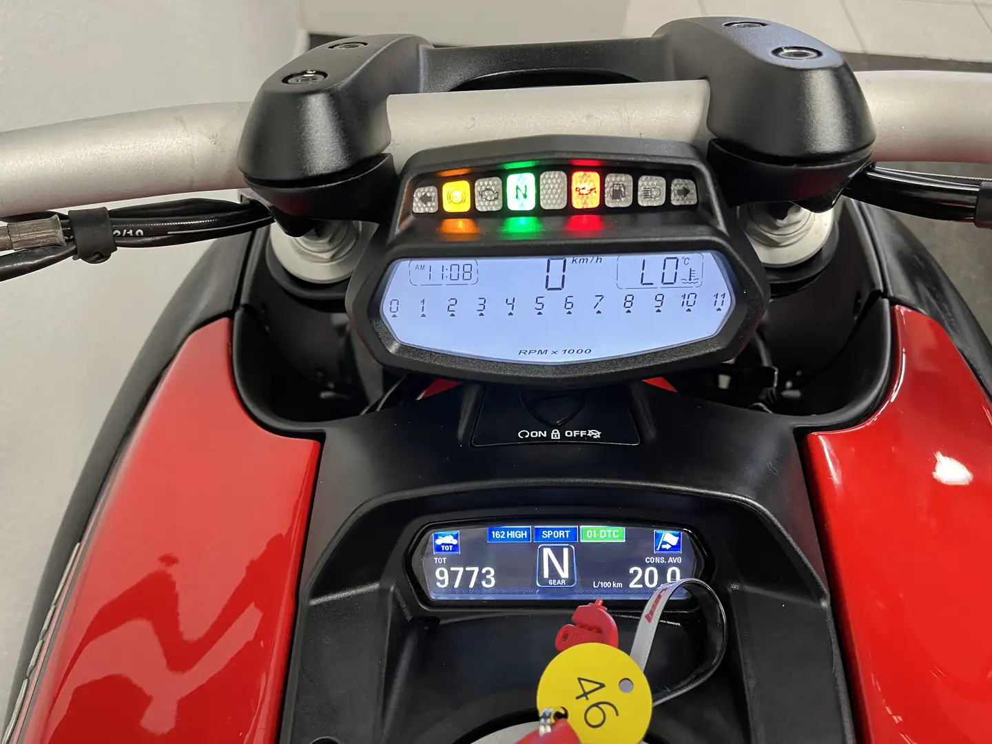Ducati Diavel CARBON ABS Rood - 2