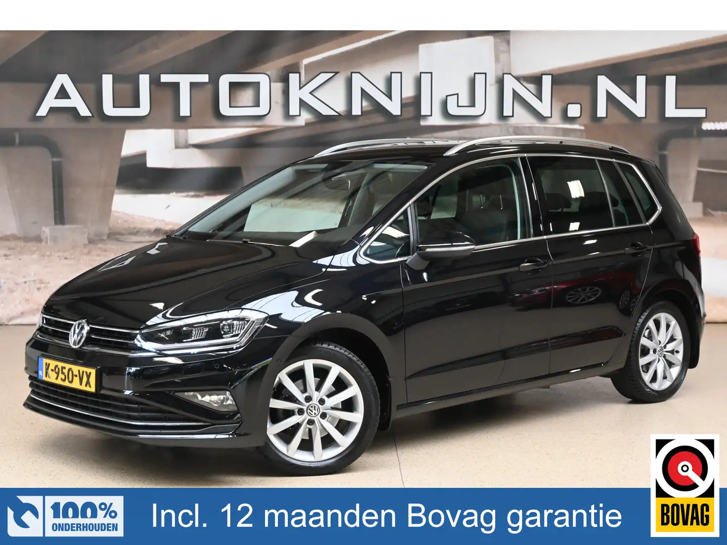 Volkswagen Golf Sportsvan 1.5 TSI 130pk Highline | LED | ACC | Camera | 100% Zwart - 1