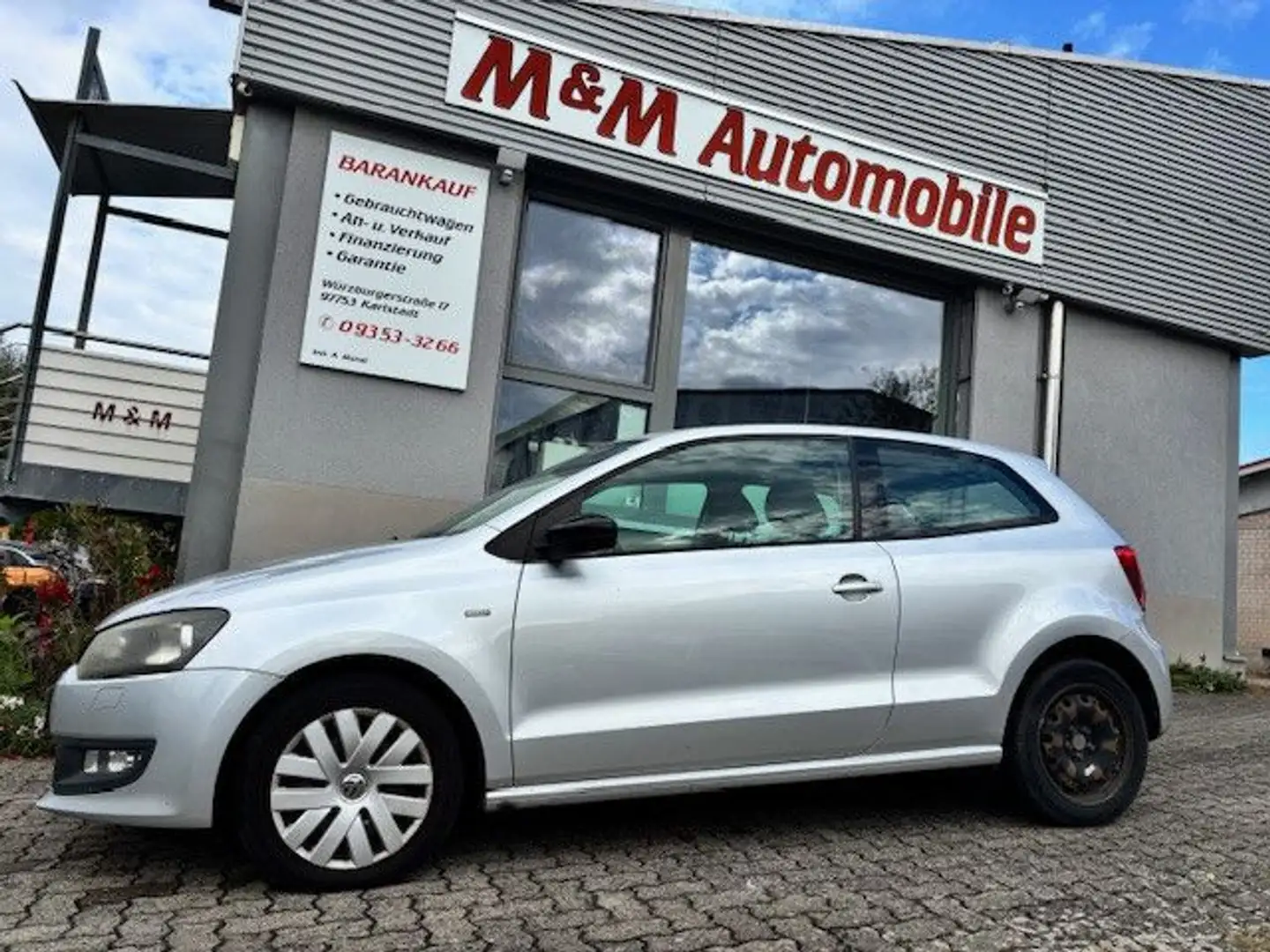 Volkswagen Polo V 1.2 TDI Match*Klimaa.+SHZ+Teilleder+EU5* Silber - 1
