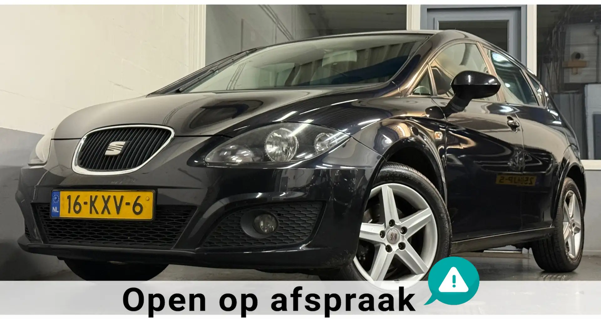 SEAT Leon 1.6 Hattrick|NAP|NweAPK|Cruise|Airco|Trekhaak|Face Schwarz - 1