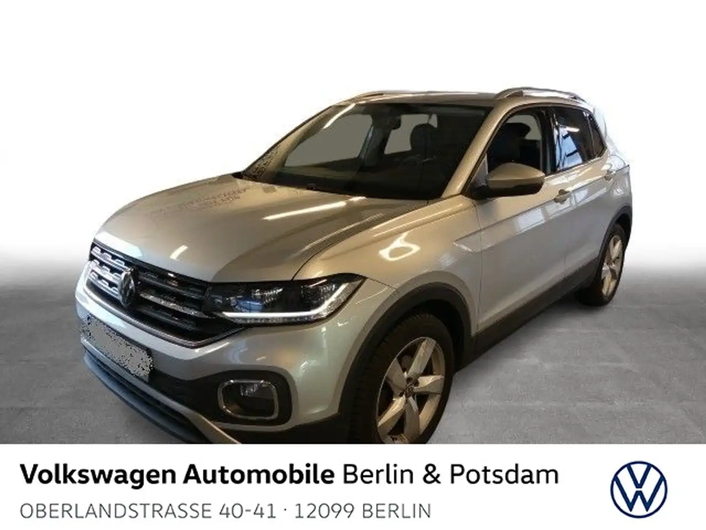 Volkswagen T-Cross 1.0TSI DSG Style NAVI PDC LED Argent - 1
