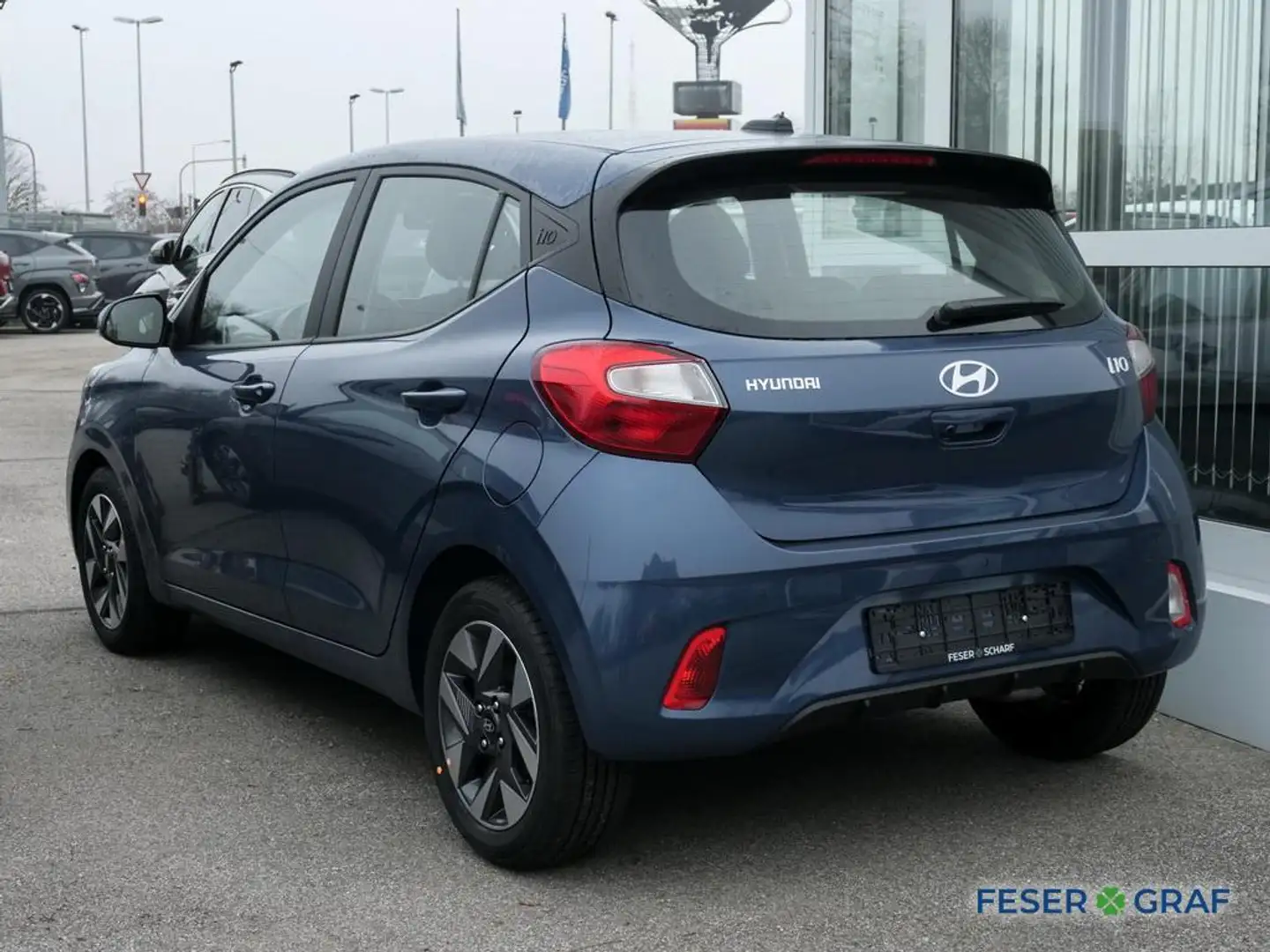 Hyundai i10 TREND & KOMFORT AT NAVI CAM LED-TFL CARPLAY Blauw - 2