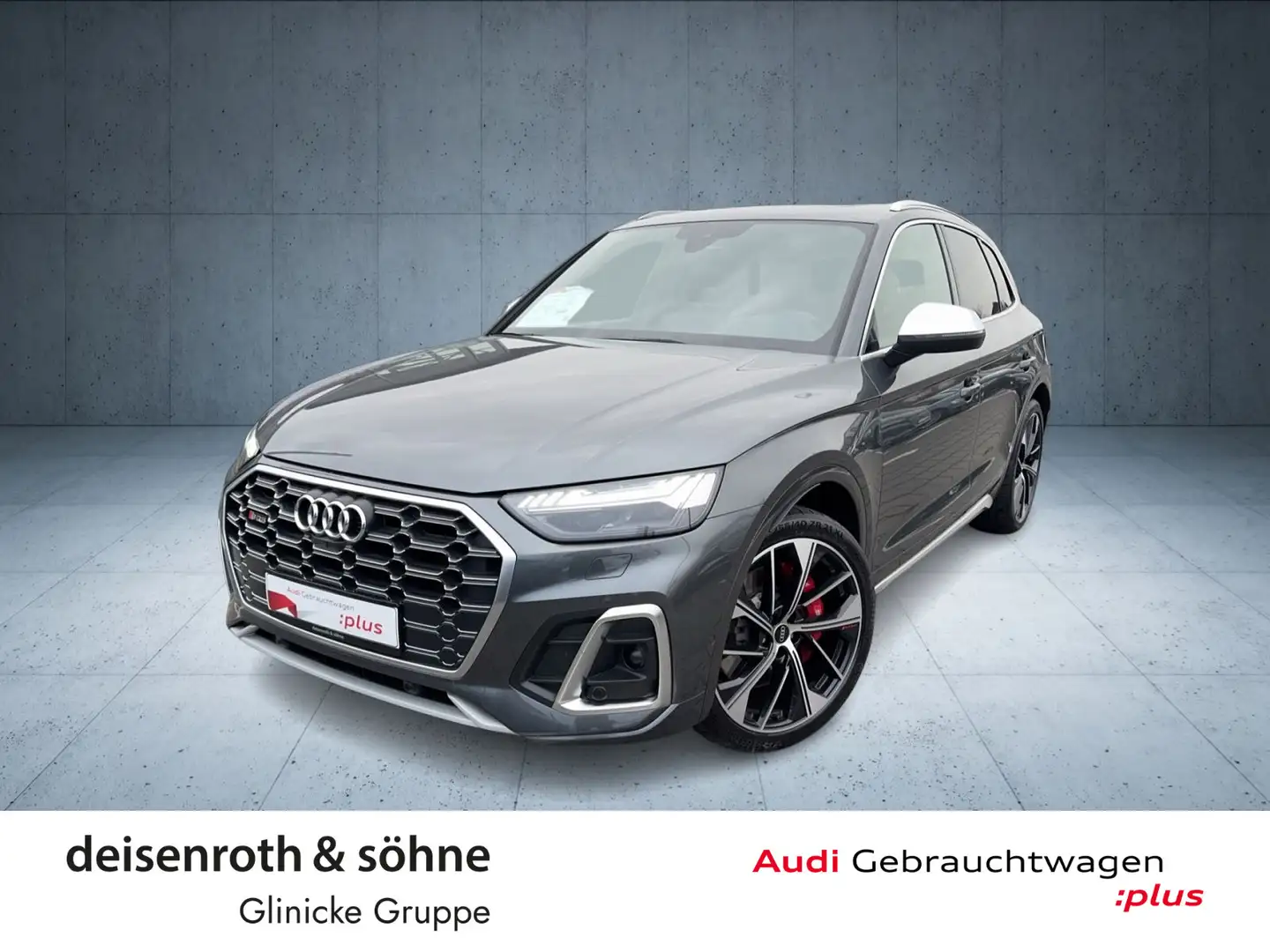 Audi SQ5 TDI AHK/Matrix/B&O/Pano/Assist/ACC/21"/PBox Grau - 1