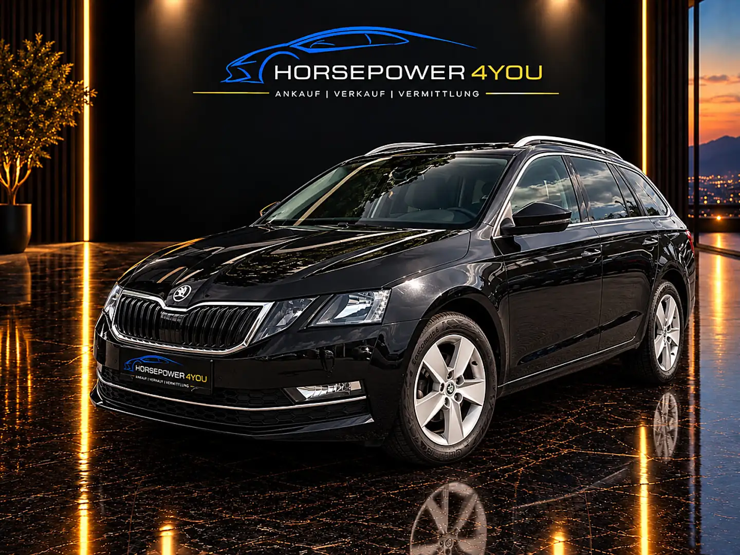 Skoda Octavia Combi 1,6 TDI Style Limited DSG/ACC/AHK/NAVI/SH... Schwarz - 1