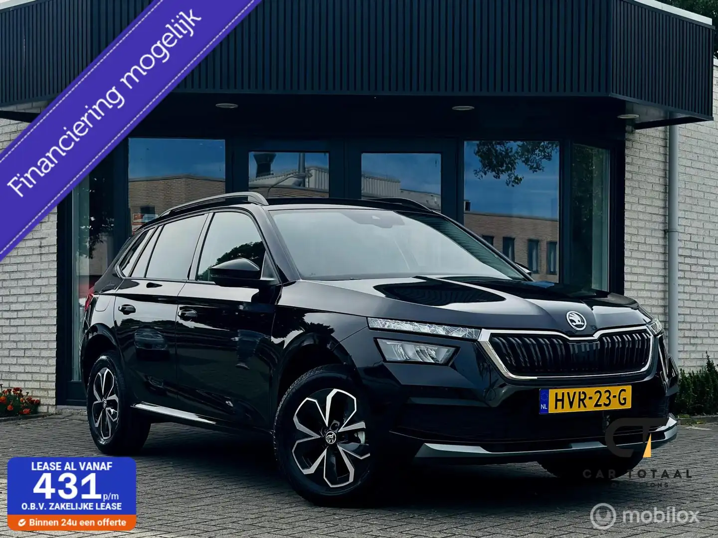 Skoda Kamiq 1.0 TSI AUTOMAAT|CAM|CARPLAY Zwart - 1