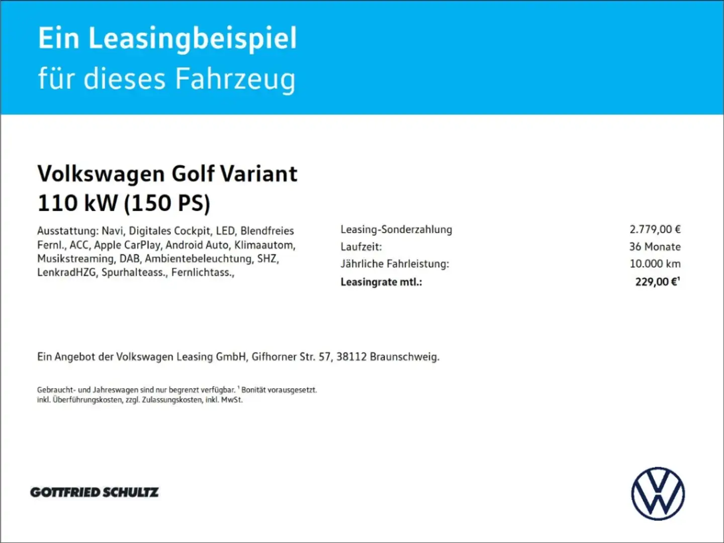 Volkswagen Golf Variant VIII 2.0 TDI Life DSG Licht & Sicht ACC SHZ Grau - 2