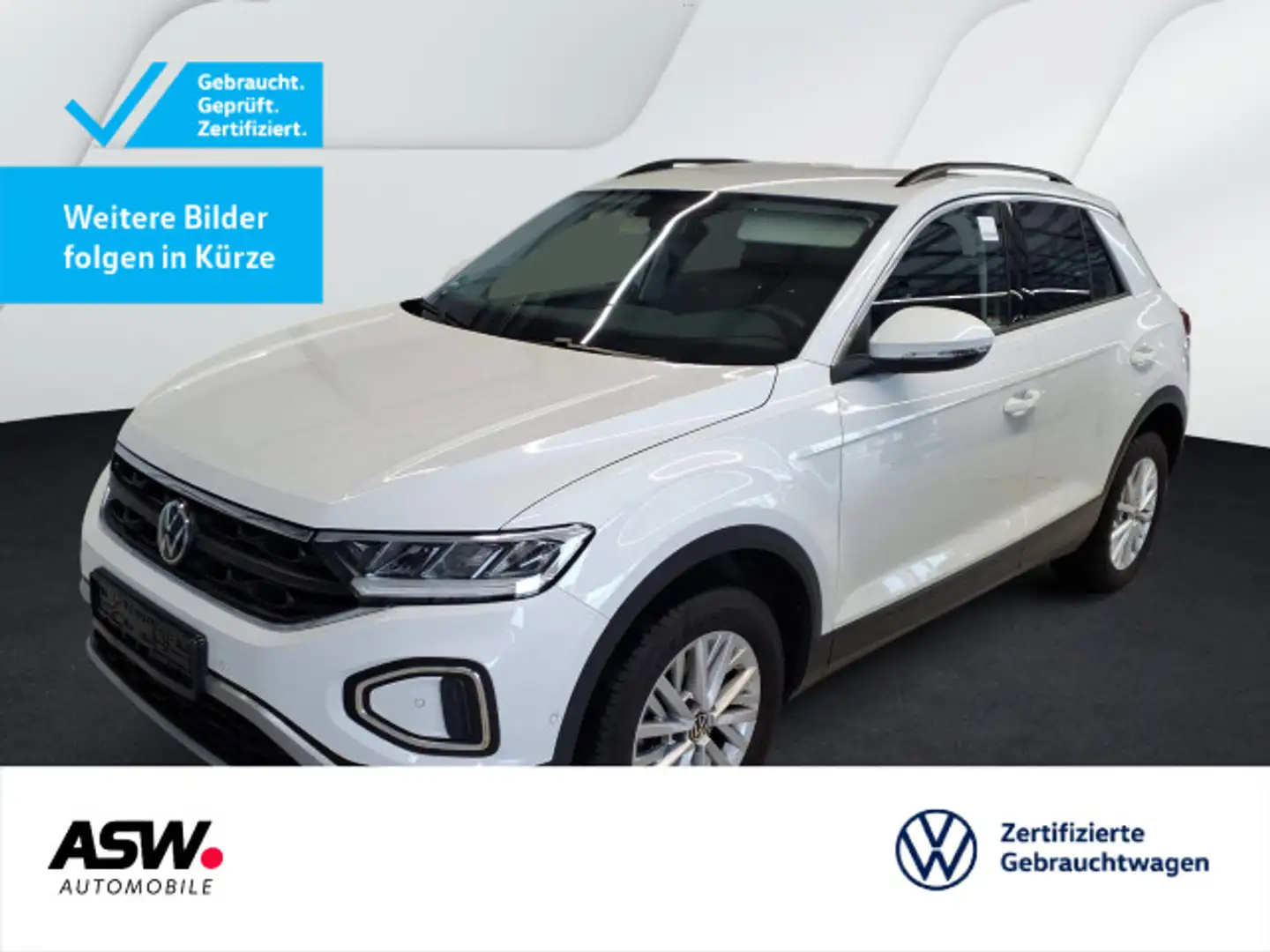 Volkswagen T-Roc Life 1.0 TSI 6-Gang LED Navi PDC SHZ Wit - 1