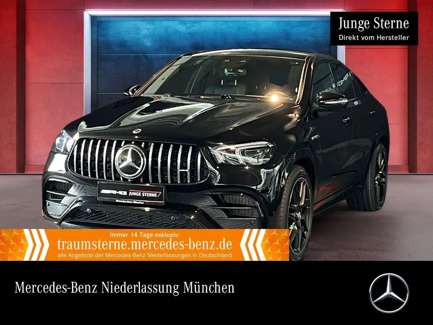 Mercedes-Benz GLE 63 AMG GLE 63 S Coupé 4M NIGHT+PANO+360+AHK+MULTIBEAM+9G Zwart - 1