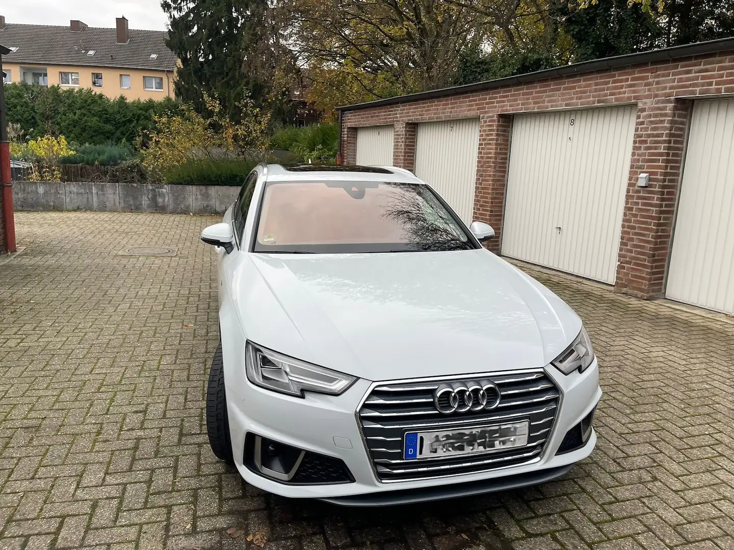 Audi A4 Av.40 TDI S line S tronic Ambiente Spurhalte Blanc - 1