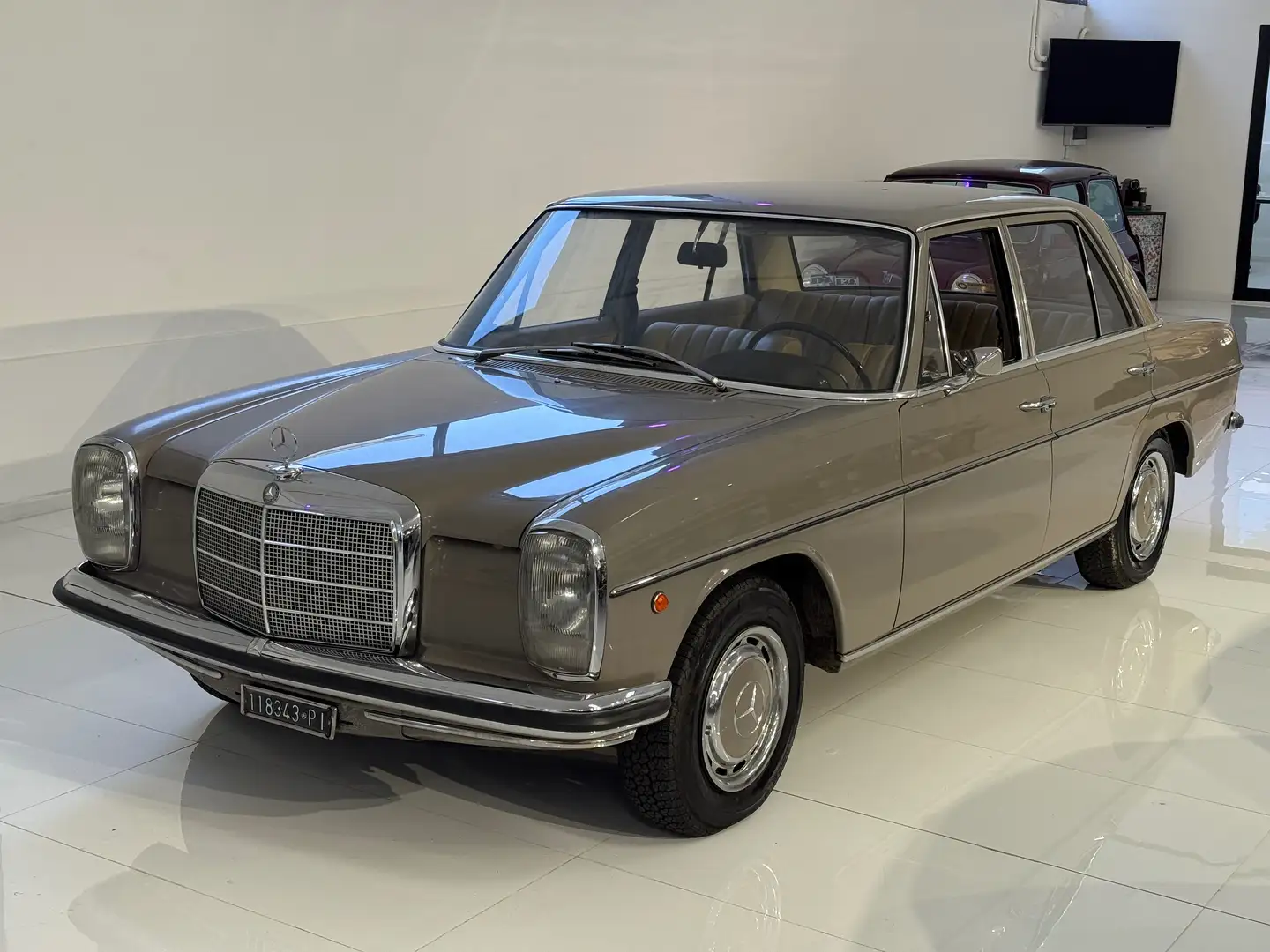 Mercedes-Benz 220 Targa Italiana Originale / Unico Proprietario Argento - 1
