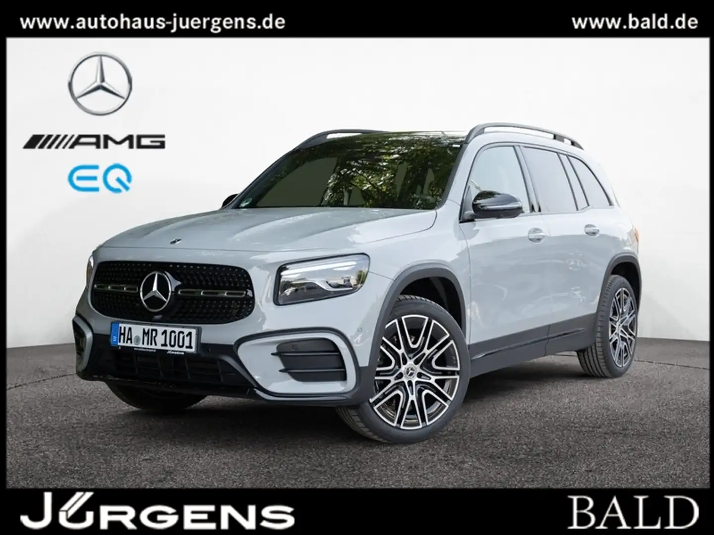 Mercedes-Benz GLB 250 4M AMG-Sport/Pano/AHK/Night/MBeam/Distr Grau - 1