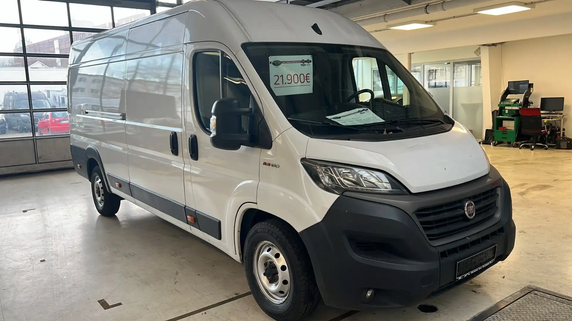 Fiat Ducato 2.3   MAXI- L5H2 160 ps Blanc - 1
