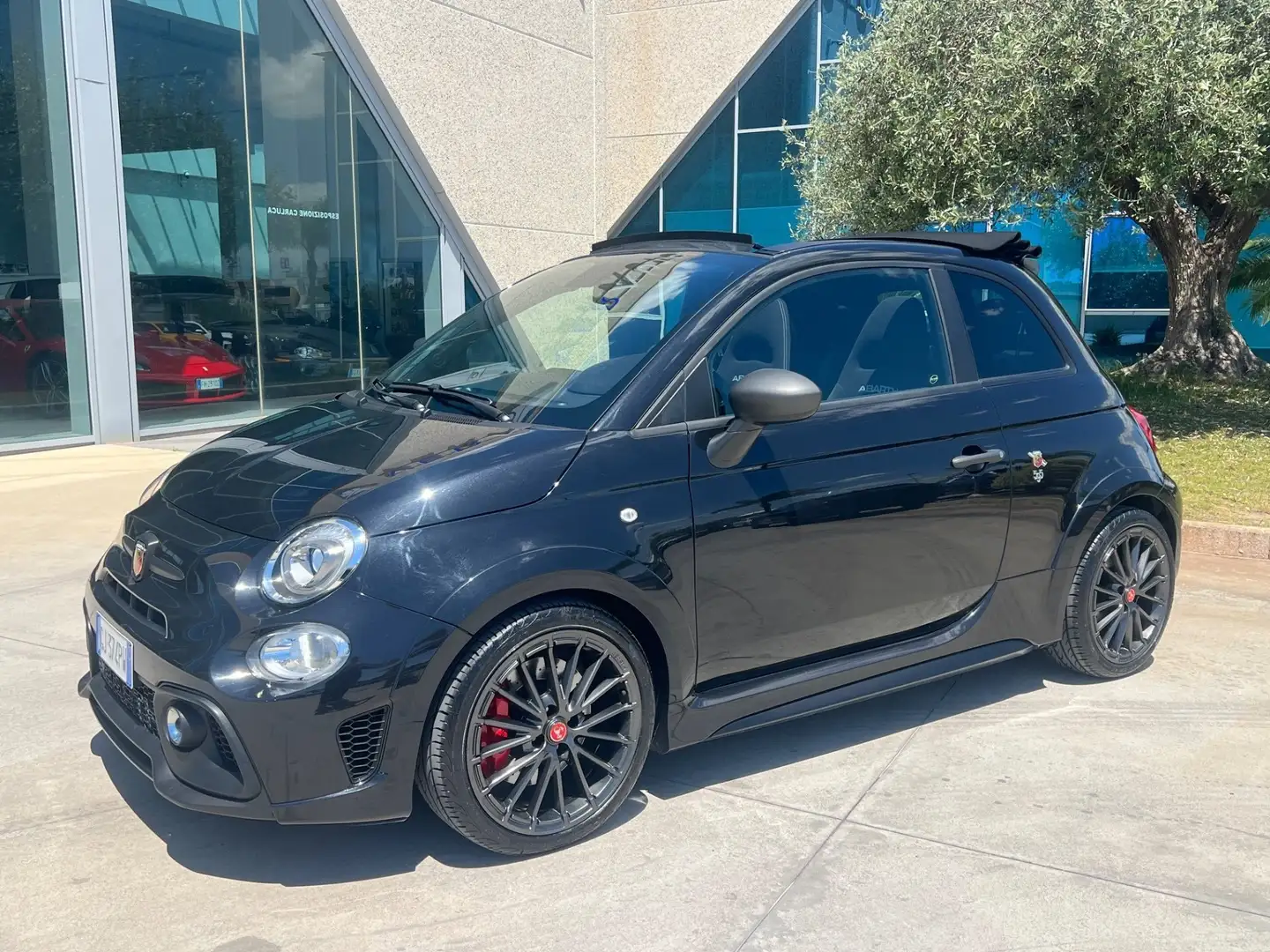 Fiat 500 Abarth 595 cabrio 1.4 Turbo T-Jet 180 CV competizione Schwarz - 1