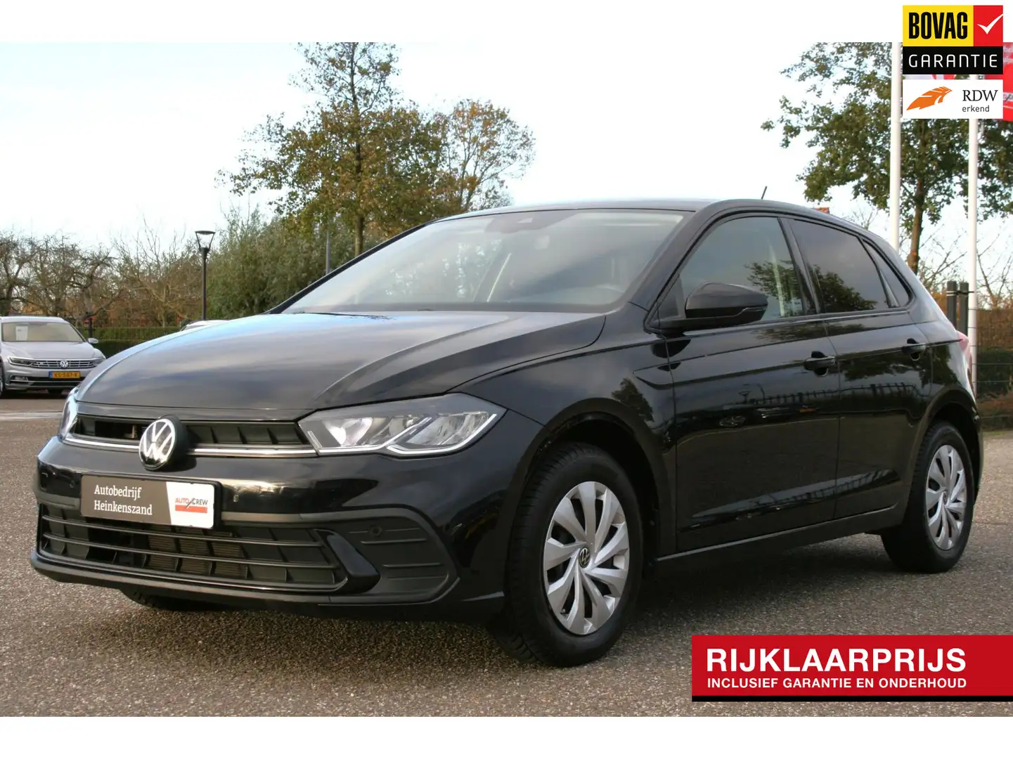 Volkswagen Polo 1.0 TSI Life Business Zwart - 1