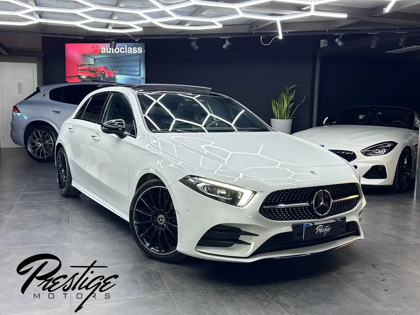 Mercedes-Benz A 200 Classe A 200d Premium Night edition *TETTO* *FULL* Weiß - 1