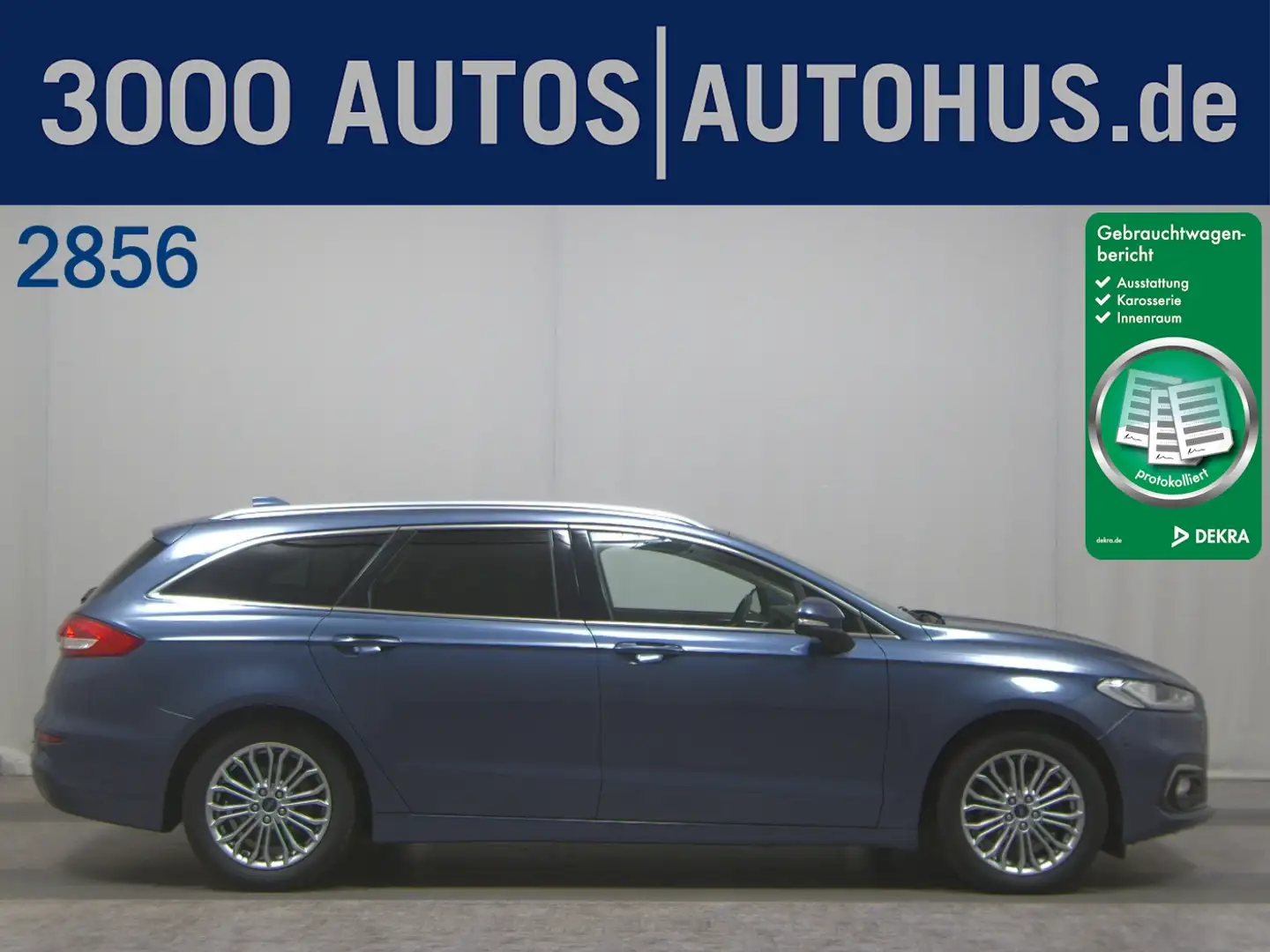 Ford Mondeo Turnier 2.0 EB Titanium Navi LED Pano AHK Blau - 1