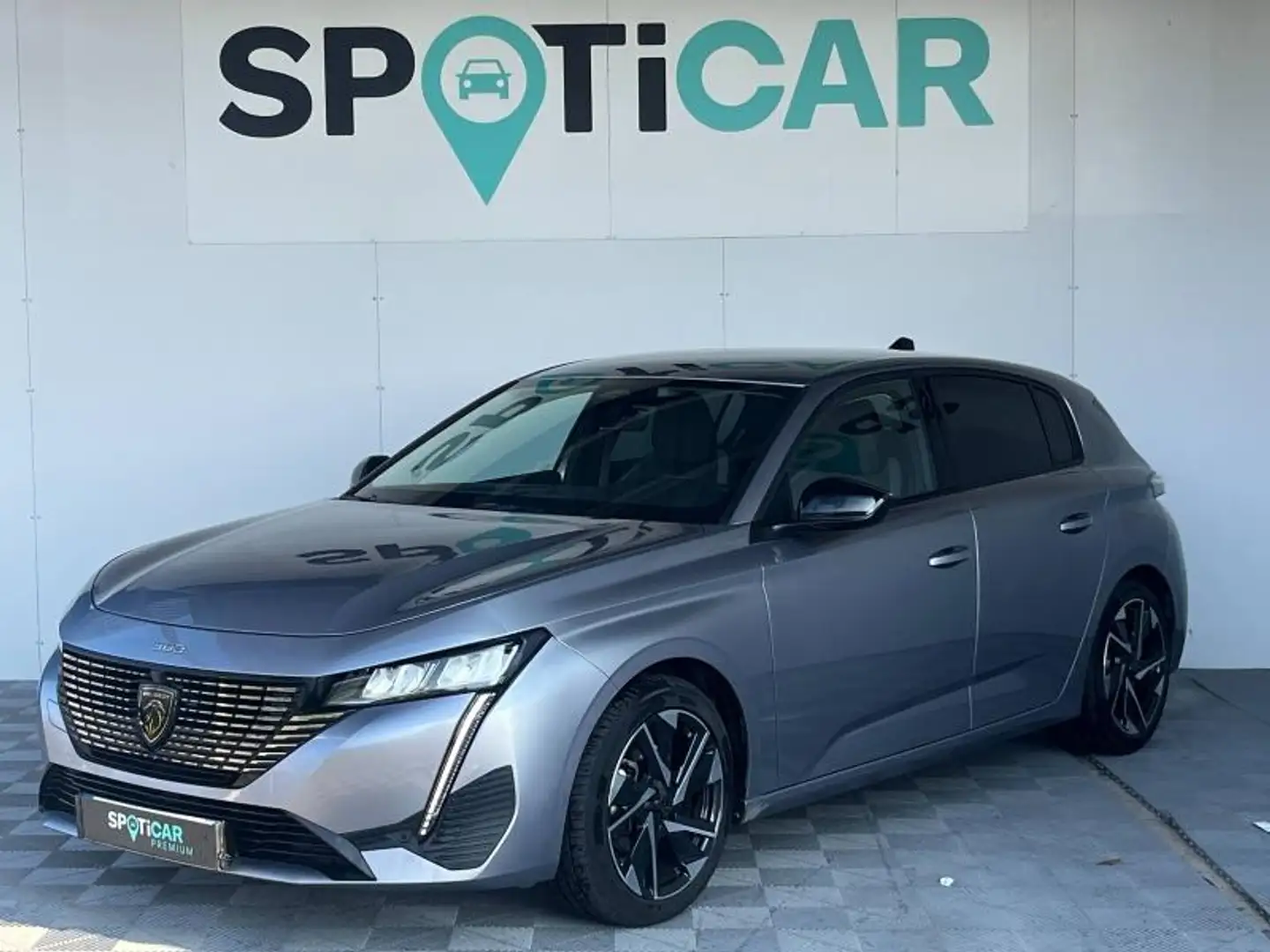Peugeot 308 1.2 PureTech 130ch S\u0026S Allure Pack Gris - 1