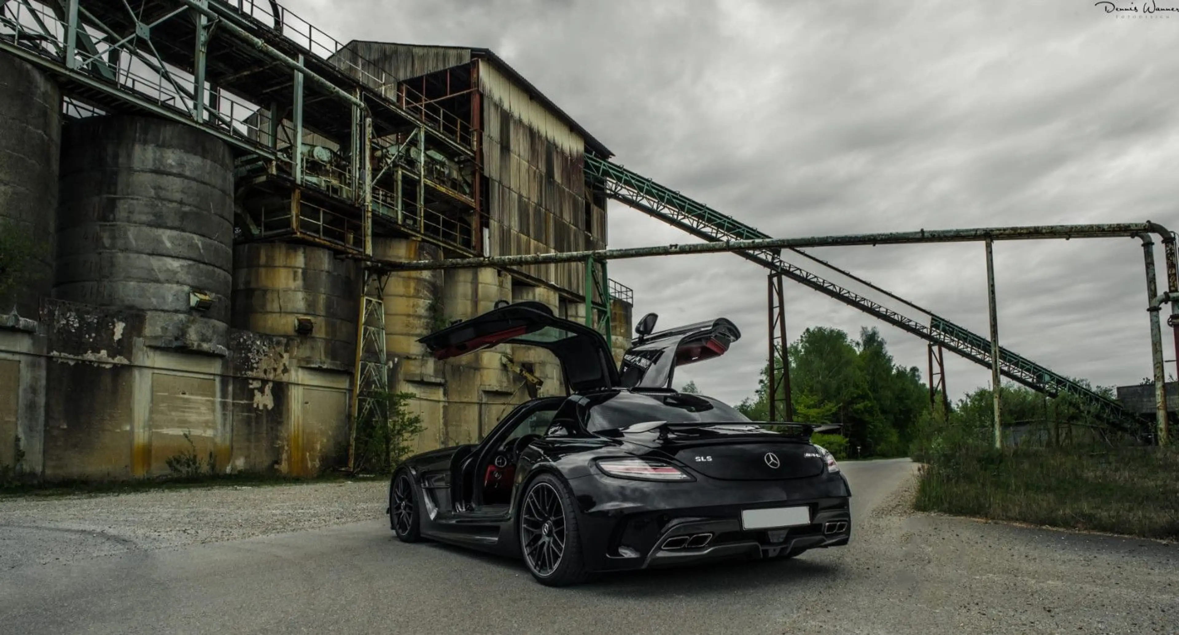 Mercedes-Benz SLS Coupe Black Series Paket KW V3 HLS Lift — photo 15