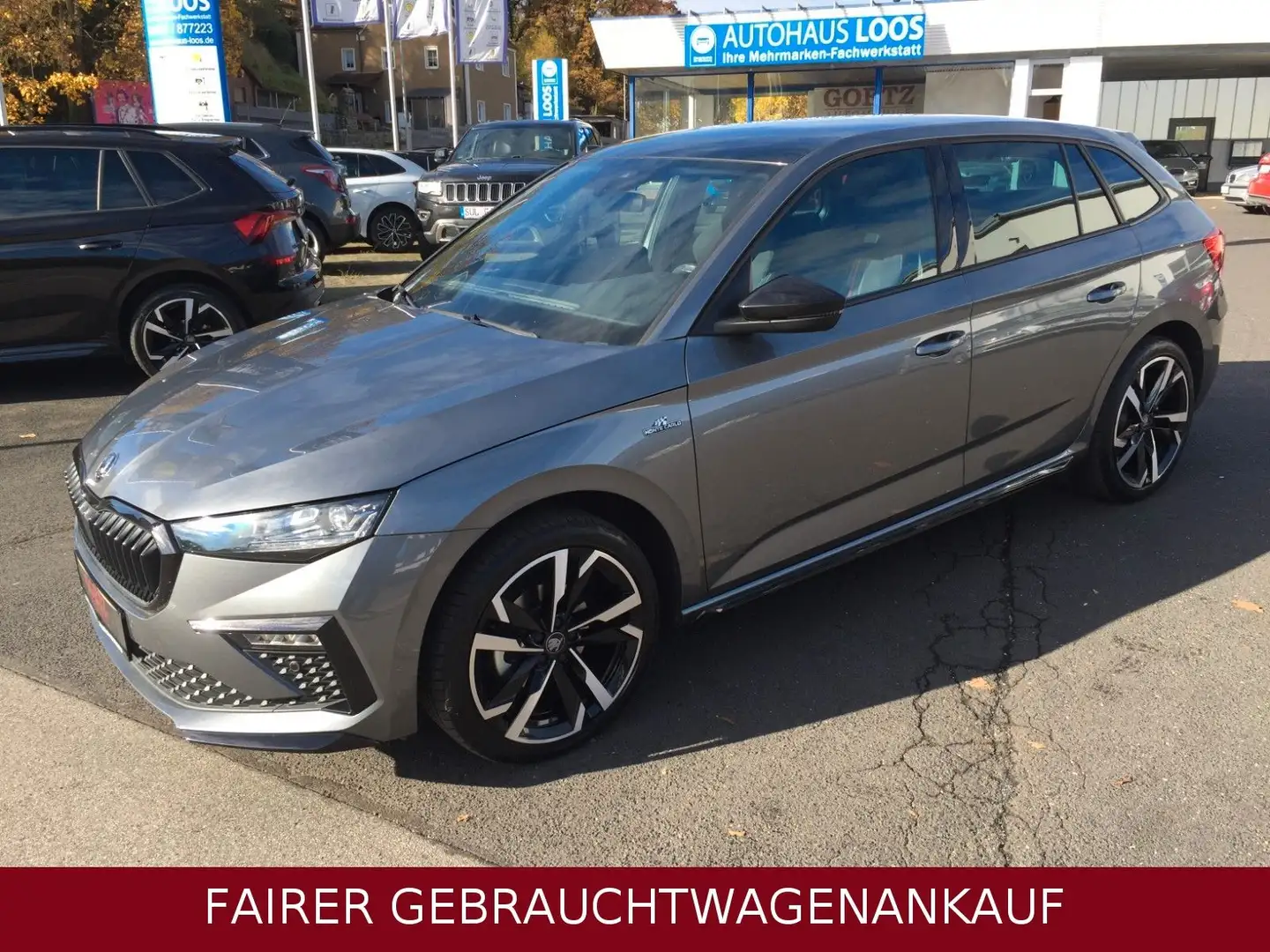 Skoda Scala SCALA MONTE CARLO 150DSG AHK 18ZOLL MATRIX SW Gris - 2