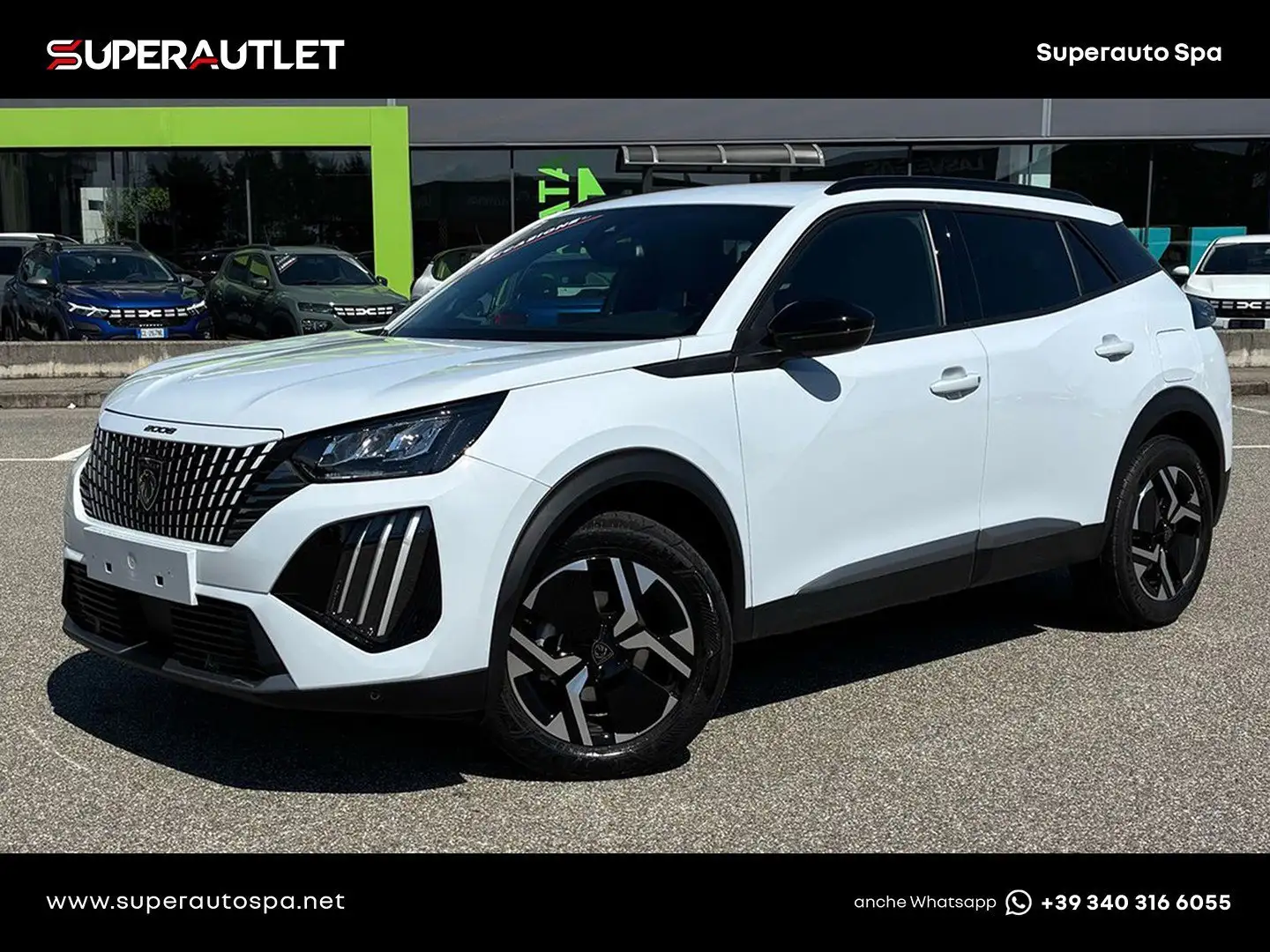 Peugeot 2008 1.2 PureTech 130cv Allure EAT8 S&S Weiß - 1