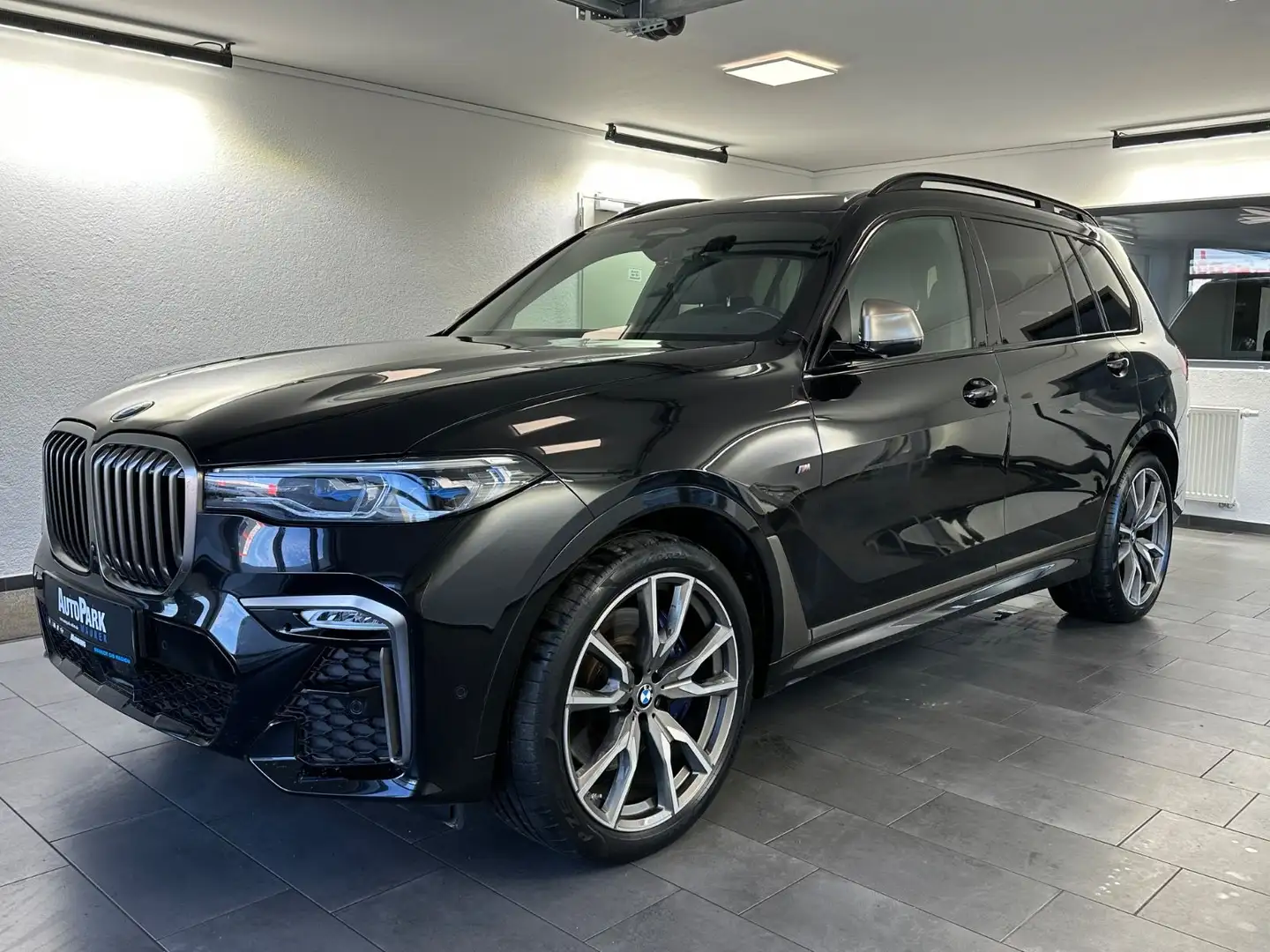 BMW X7 M50 d*Laser Licht*AHK*6Sitzer*TV*Soft-Close* Noir - 2