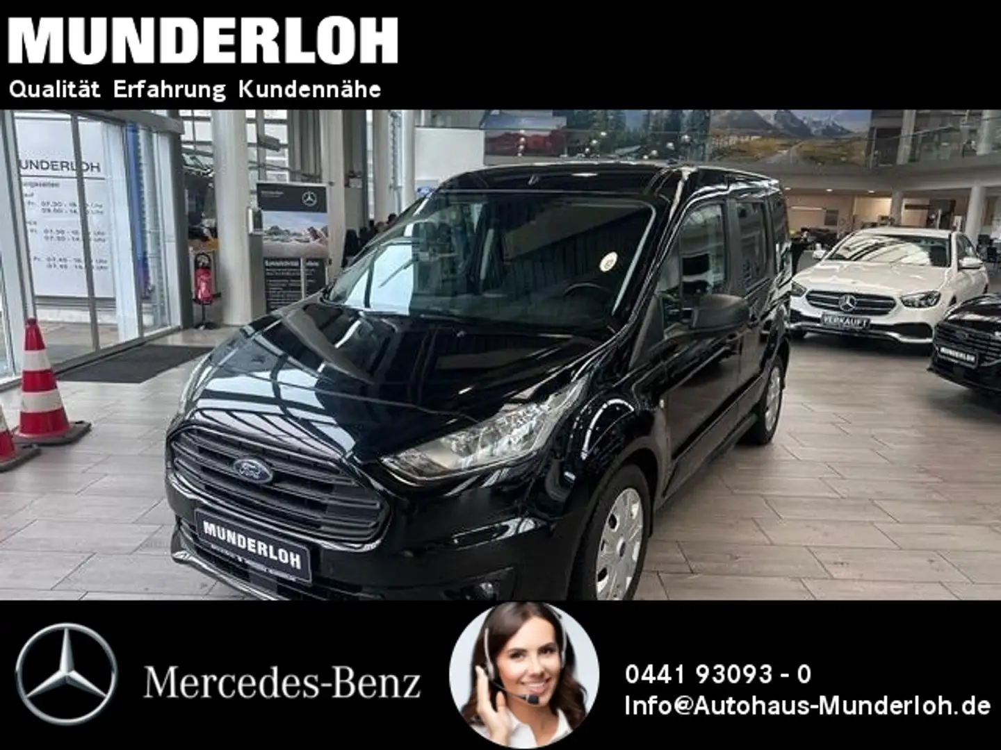 Ford Transit Connect 1.5 EcoBlue 220 L1 Klimaanlage Negro - 1